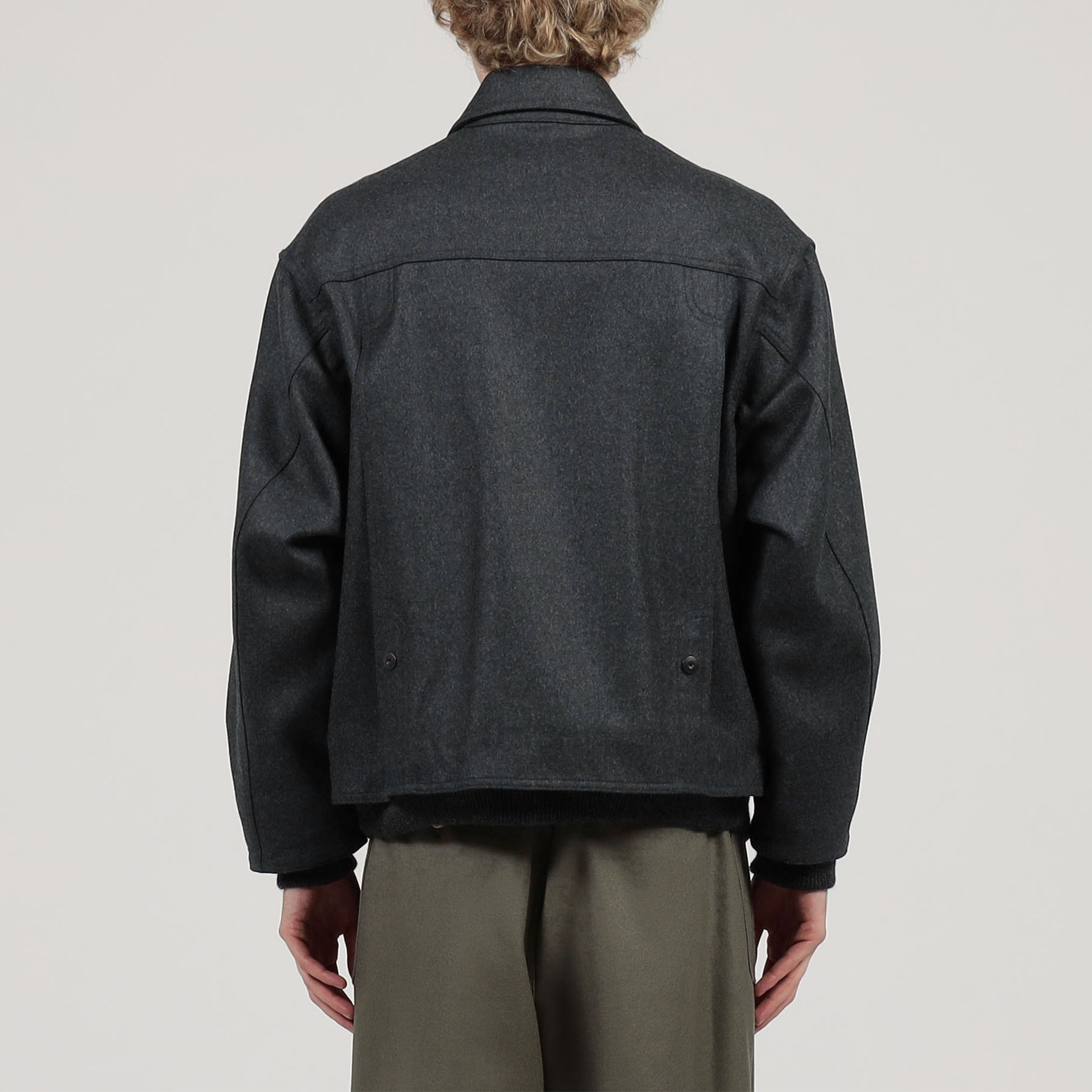 □ウールメルトン ショートブルゾン｜トゥモローランド 公式通販