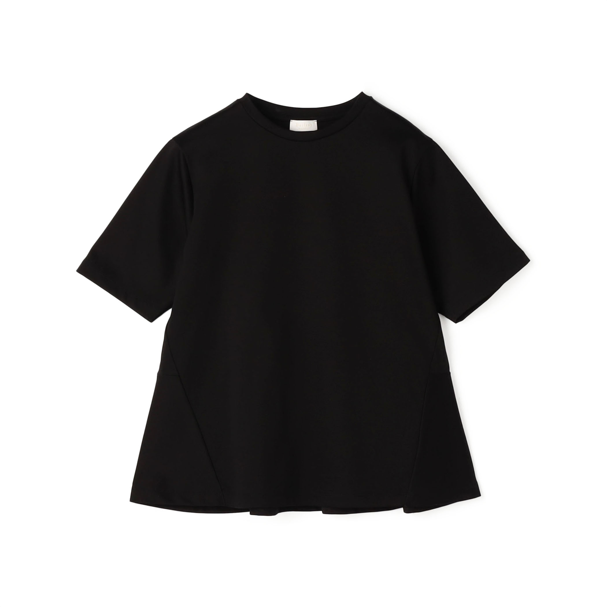 スーピマモクロディ ペプラムTシャツ