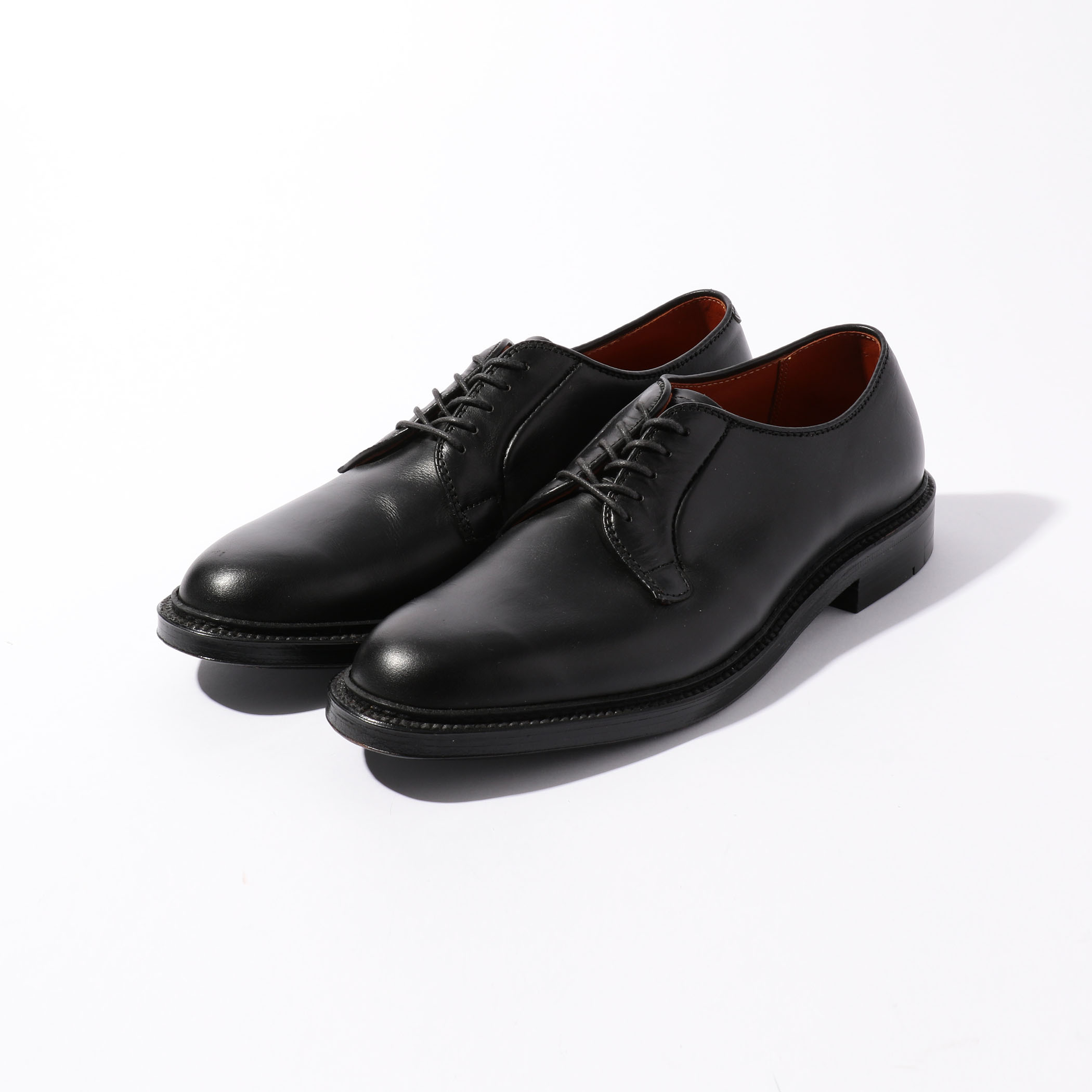 ALDEN クロムエクセル プレーントゥ レザーシューズ