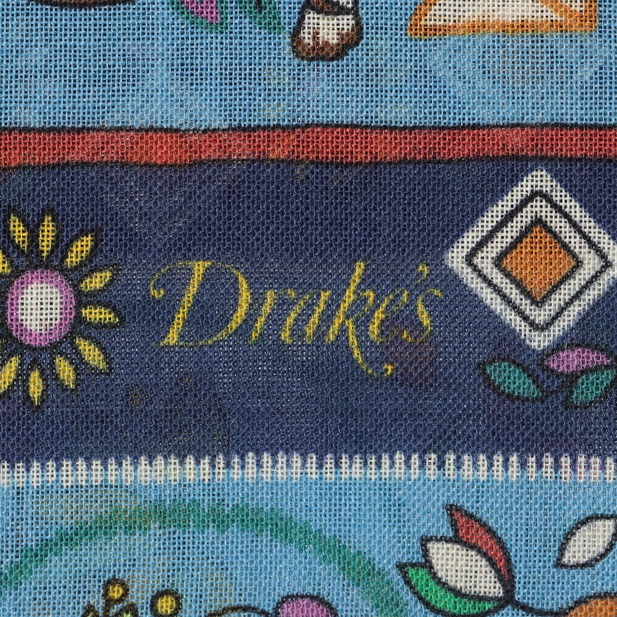 Drake's TIGER GARDEN PRINTED SCARF ウールシルクプリントスカーフ