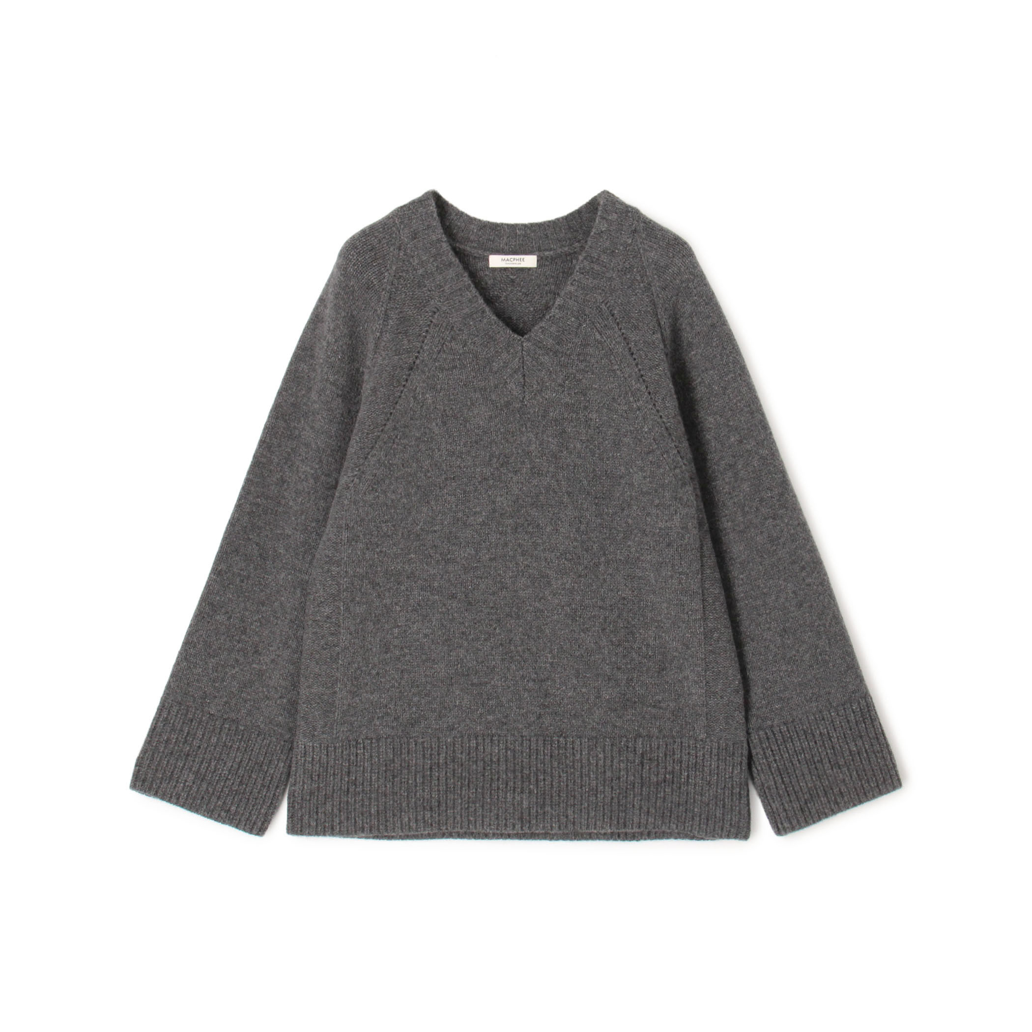 【WEB先行予約】ラムカシミヤ Vネックプルオーバー