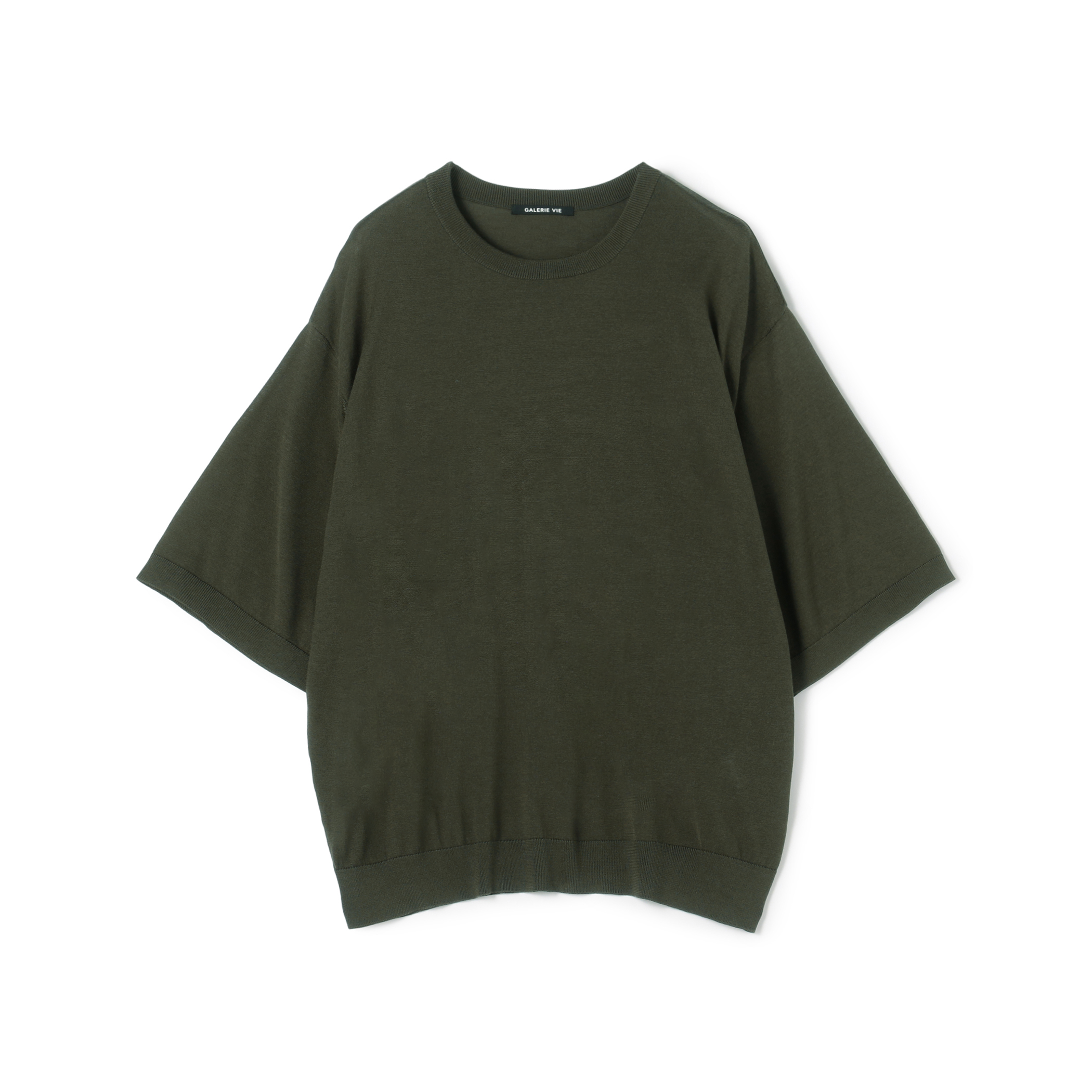 シルク ハーフスリーブプルオーバー