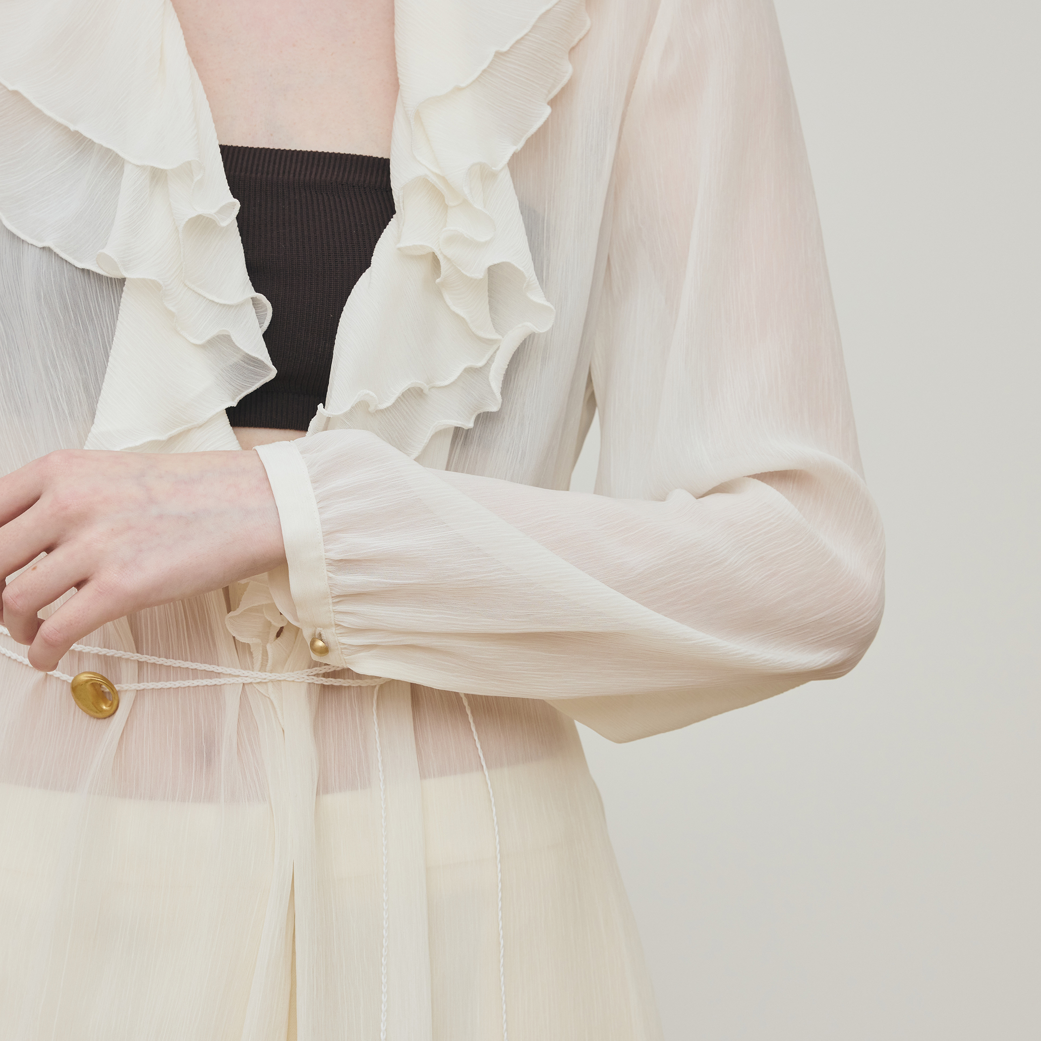 クレープデシン ロングワンピース｜トゥモローランド 公式通販