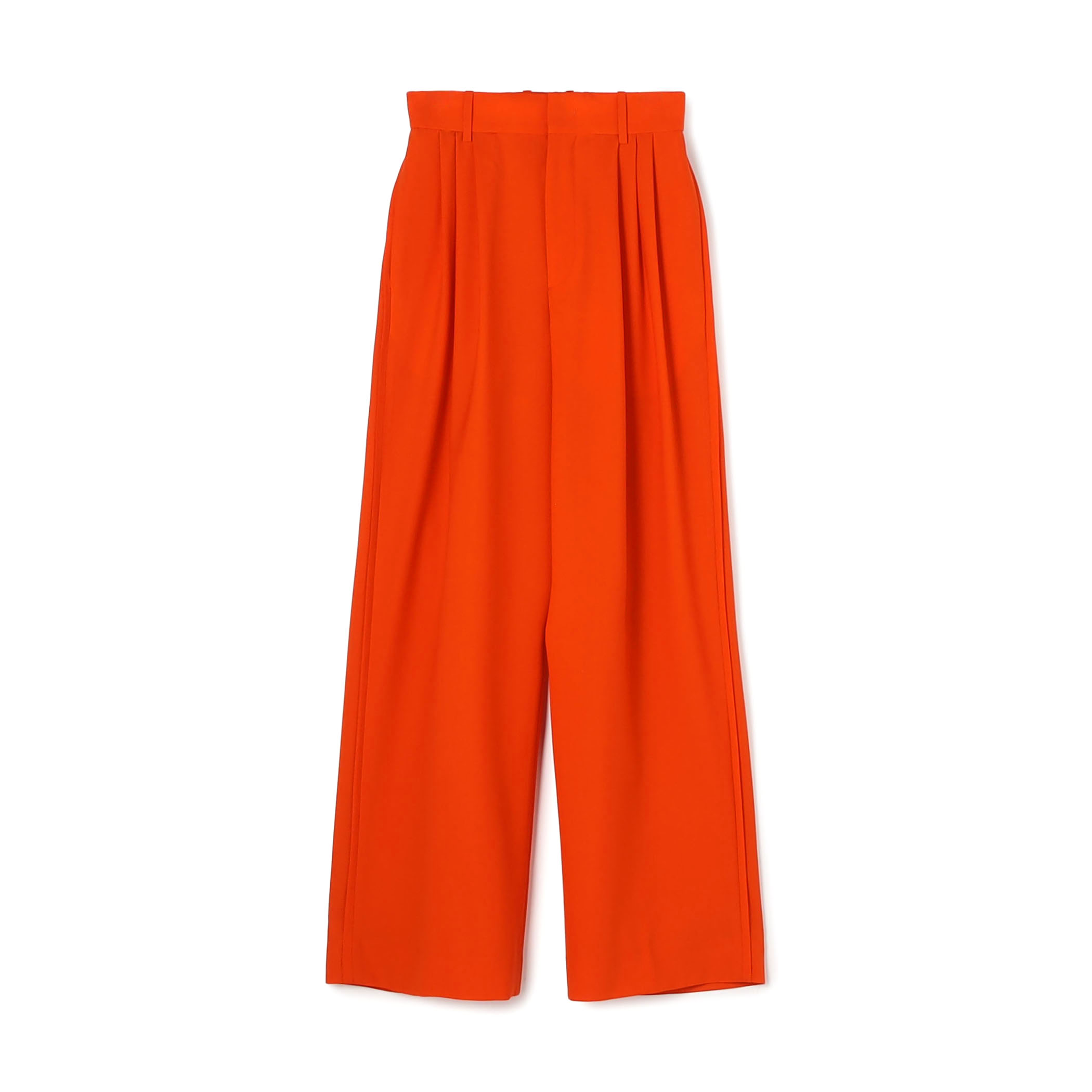 ウォッシャブルウール 3タックワイドパンツ