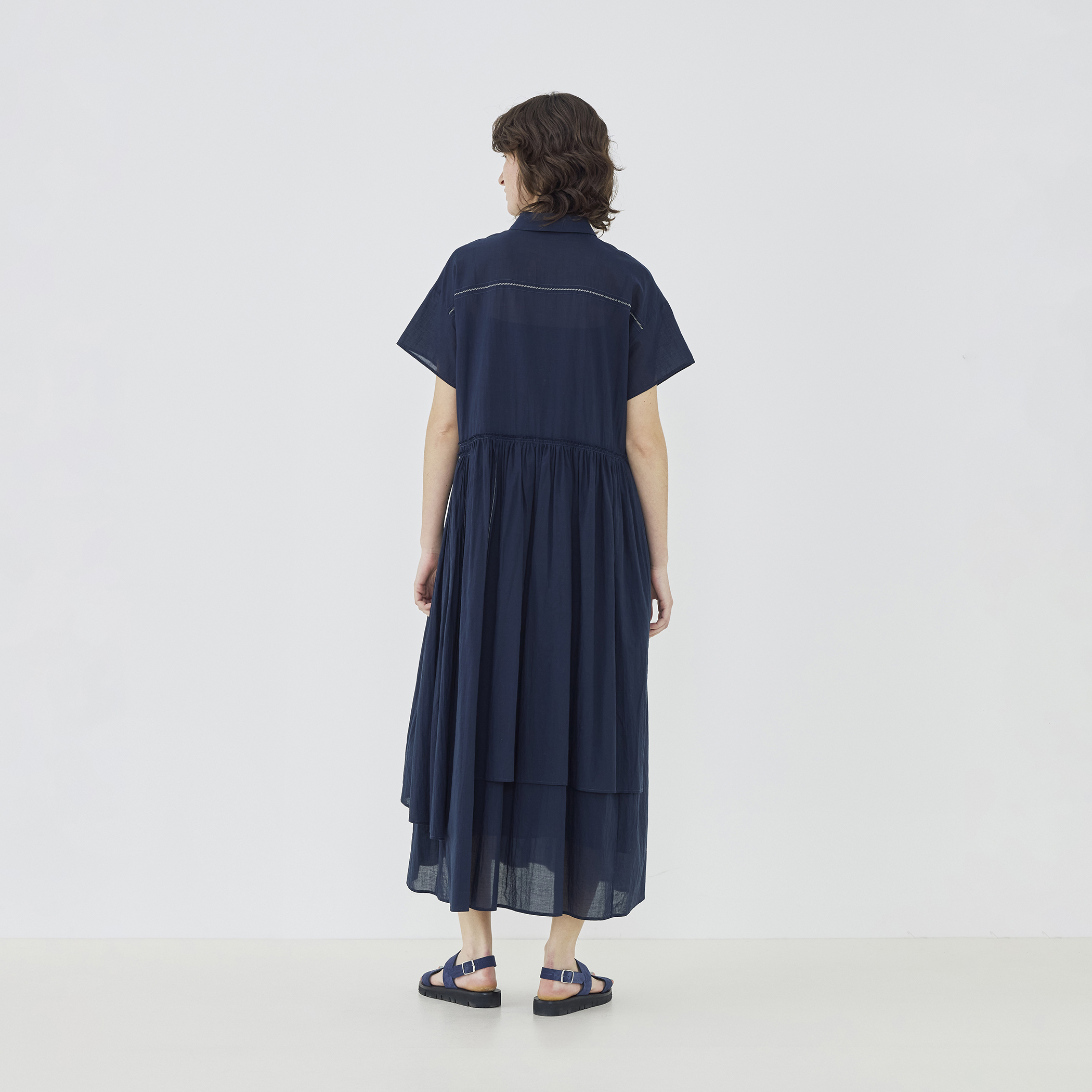 junmikami ALUMOコットン　ワンピース インドコットン アシンメトリーヘムワンピース｜トゥモローランド 公式