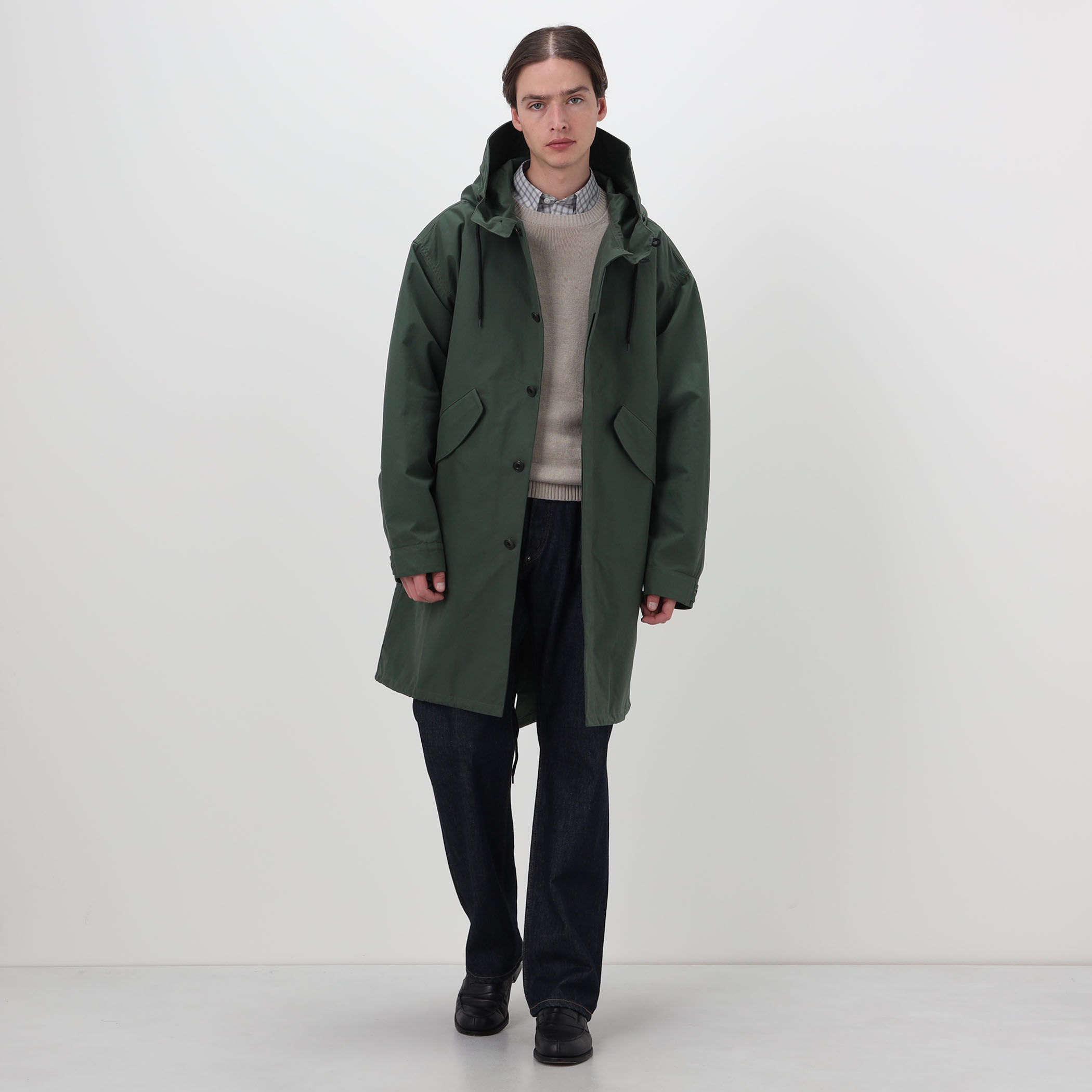 EASTMOND APPAREL ドライワックスコットン ミリタリーコート 