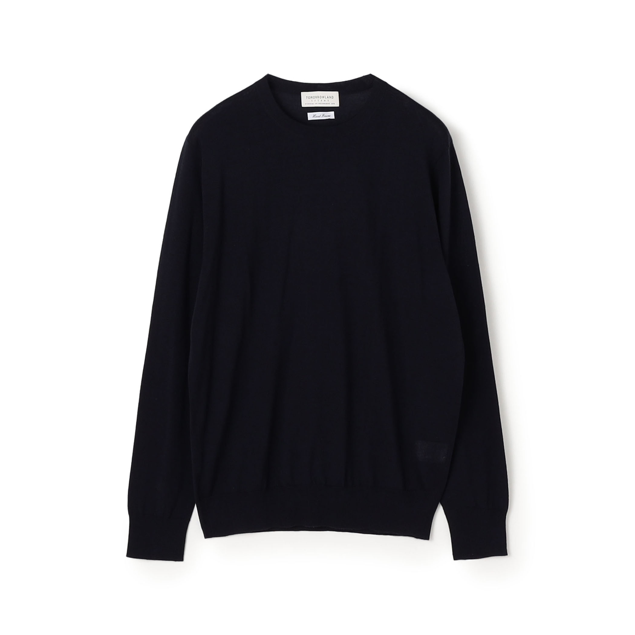 TOMORROWLAND tricot スーパーファインメリノウール クルーネックニット S-WOOL
