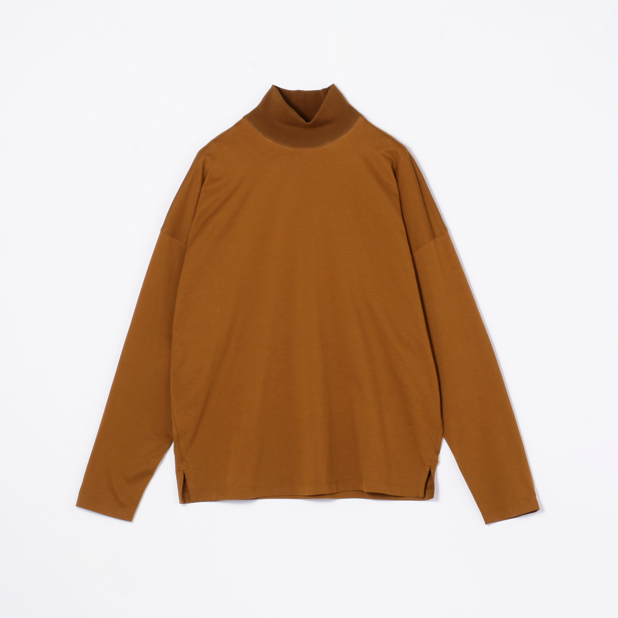 CABaN コットン モックネックロングスリーブプルオーバー
