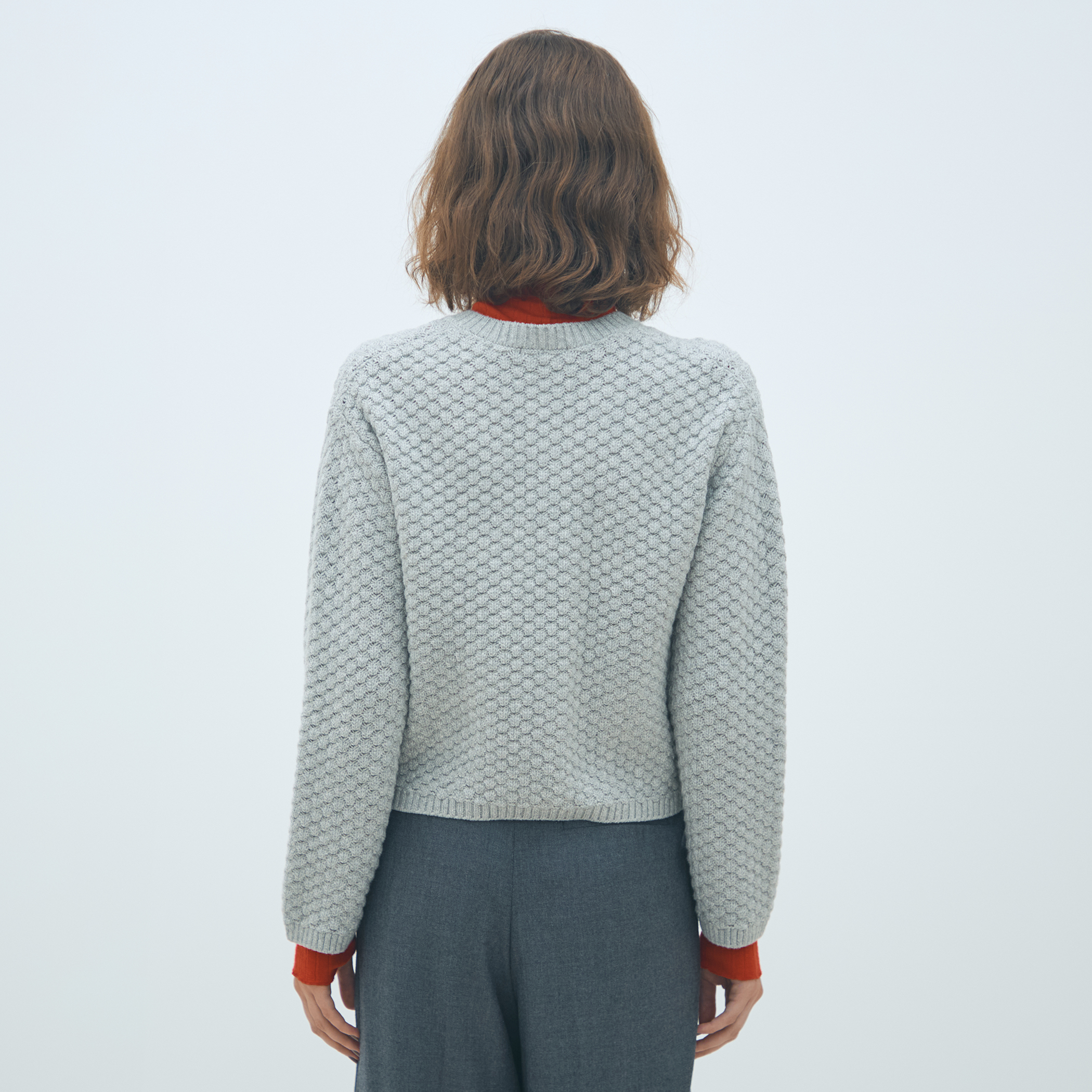 美品 トゥモローランド　ケーブルニット カーディガン ハイブリットケーブル クルーネックカーディガン