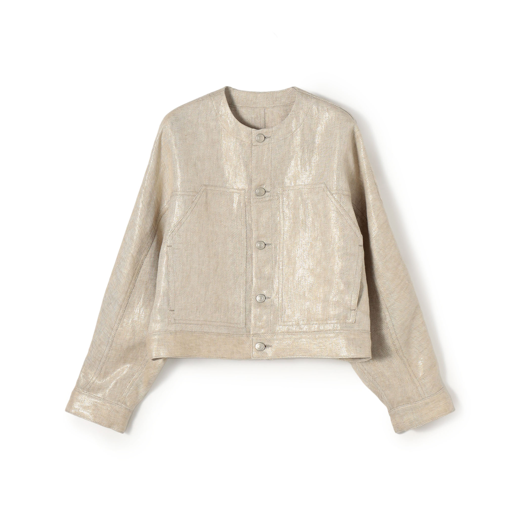 パールリネン ドルマンスリーブブルゾン