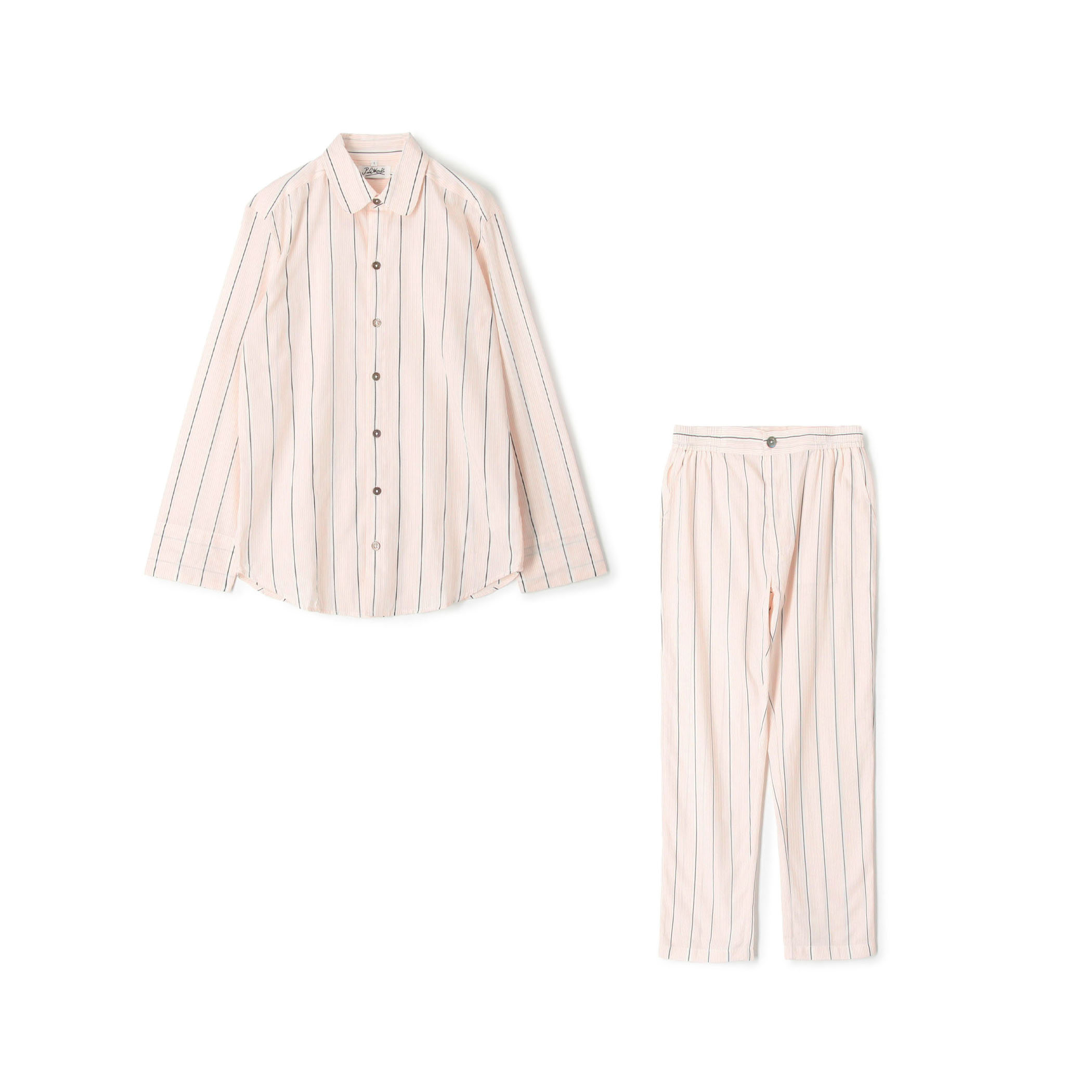 P.LE MOULT コットン ストライプパジャマ