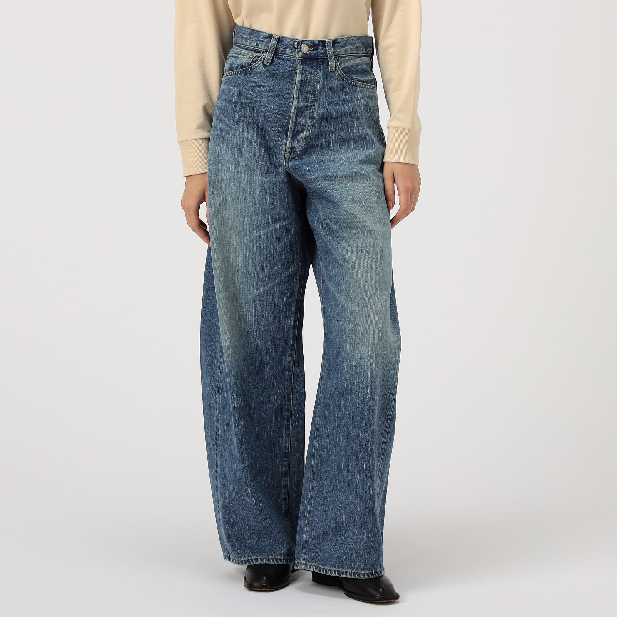HYKE BARREL-LEG JEANS｜トゥモローランド 公式通販