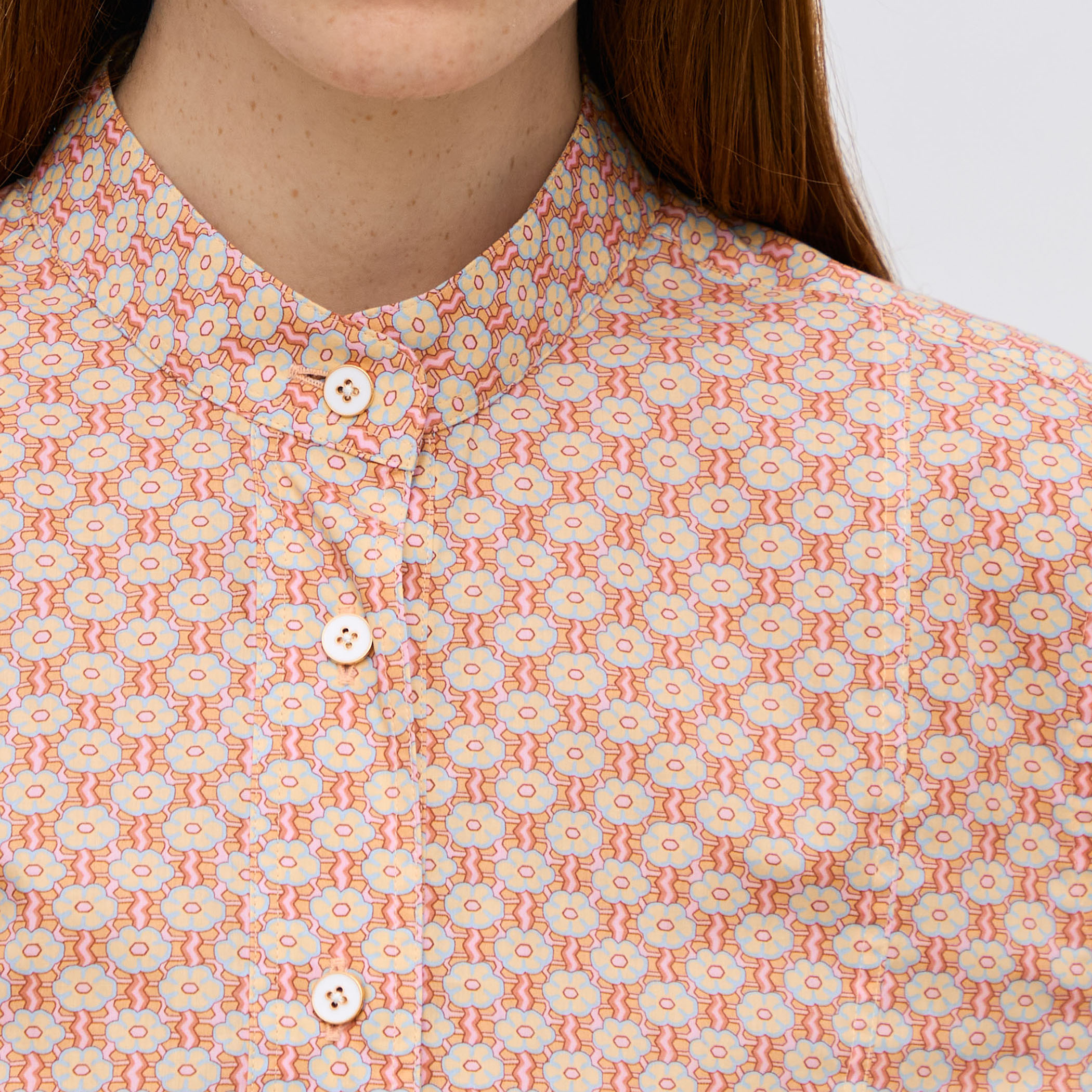 コットンリバティプリント スプリングブラウス｜トゥモローランド 公式通販