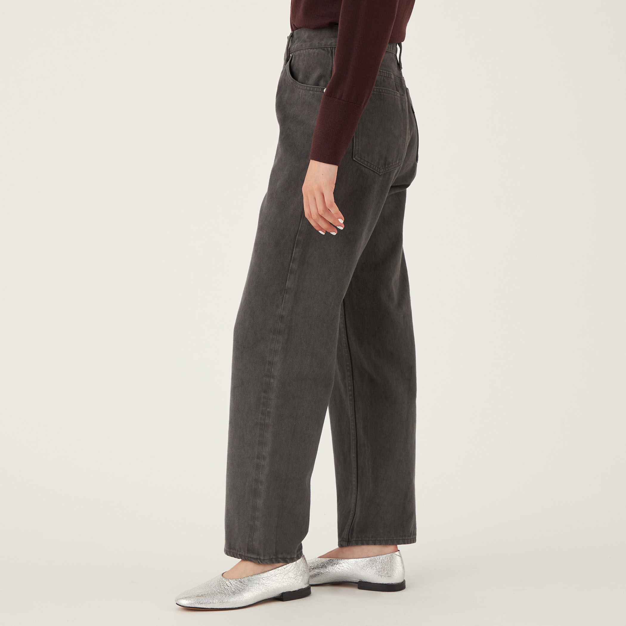 GALERIE VIE リユースシーアイランドコットン　デニムストレートパンツ リユースシーアイランドコットン デニムストレートパンツ（デニム