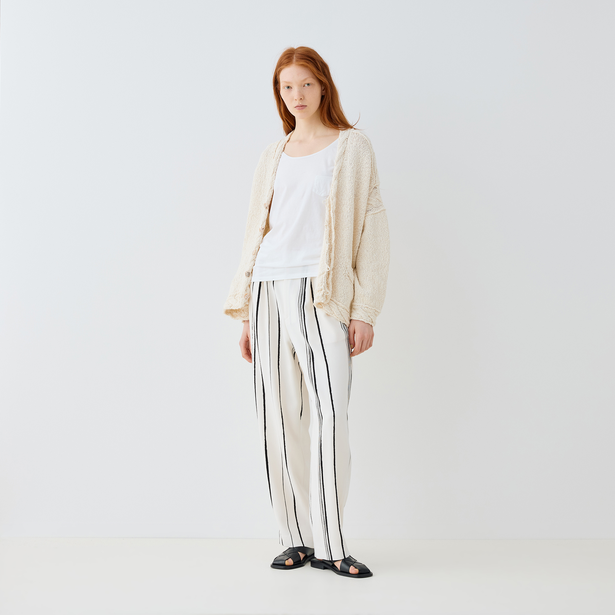 ■専用■美品 デプレ トゥモローランド 2,3万円 総柄イージーパンツ シルクリネンドビー フロントドロストイージーパンツ