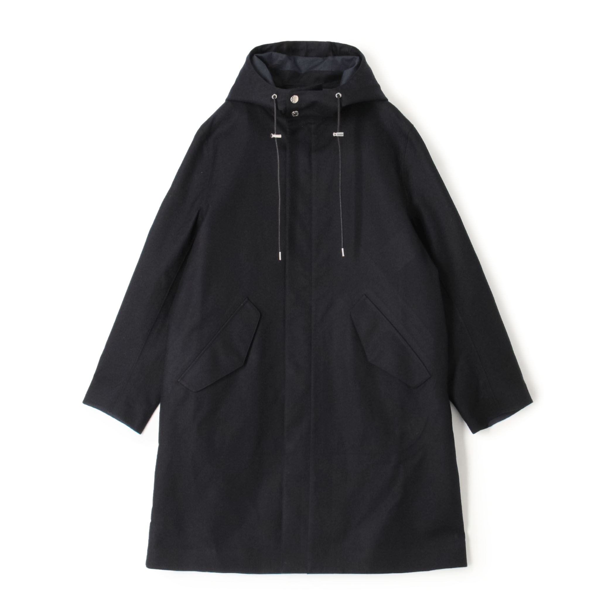 【別注】MACKINTOSH GRANISH ウールボンディング フーデッドコート