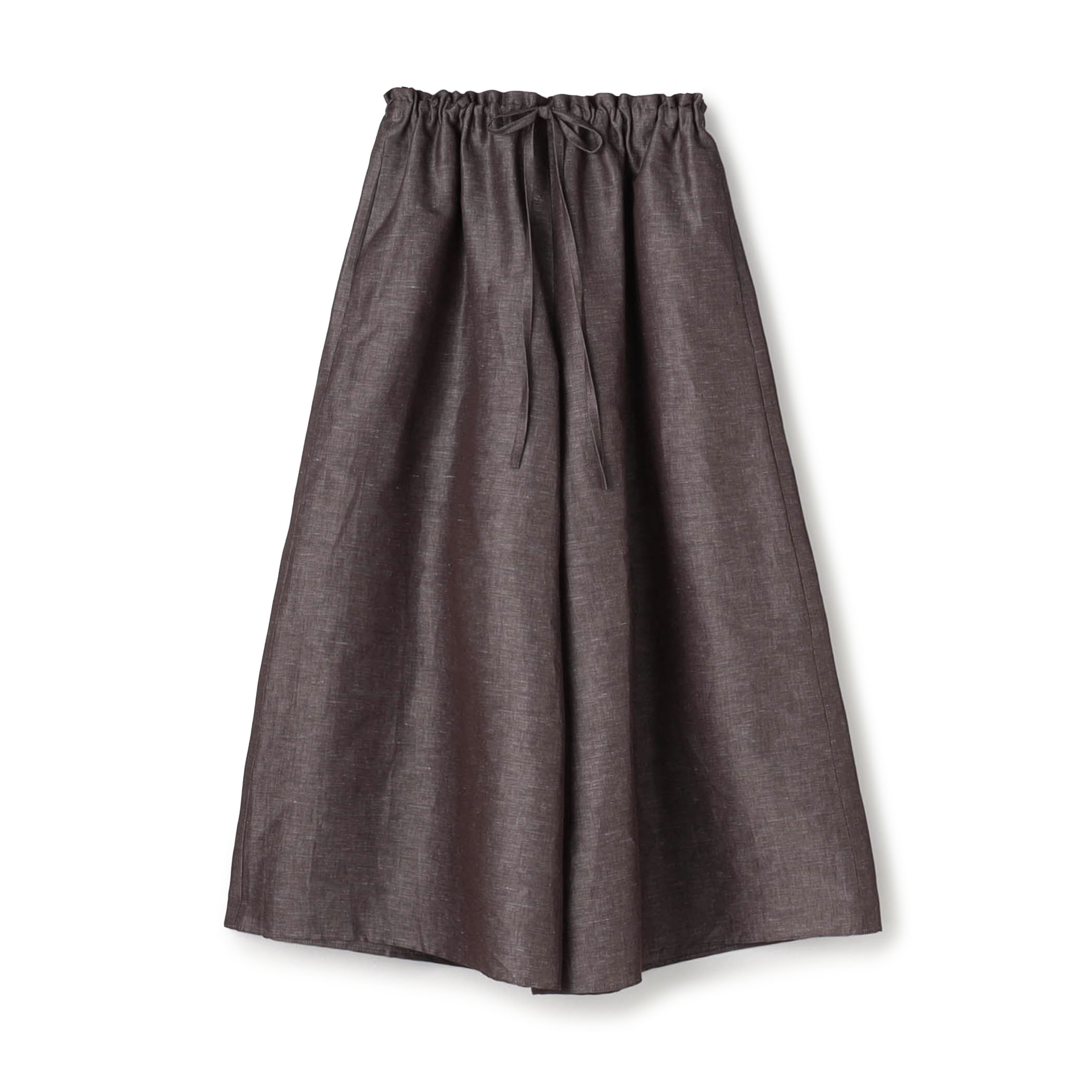 コットンリネンシャンブレー ジュップパンツ