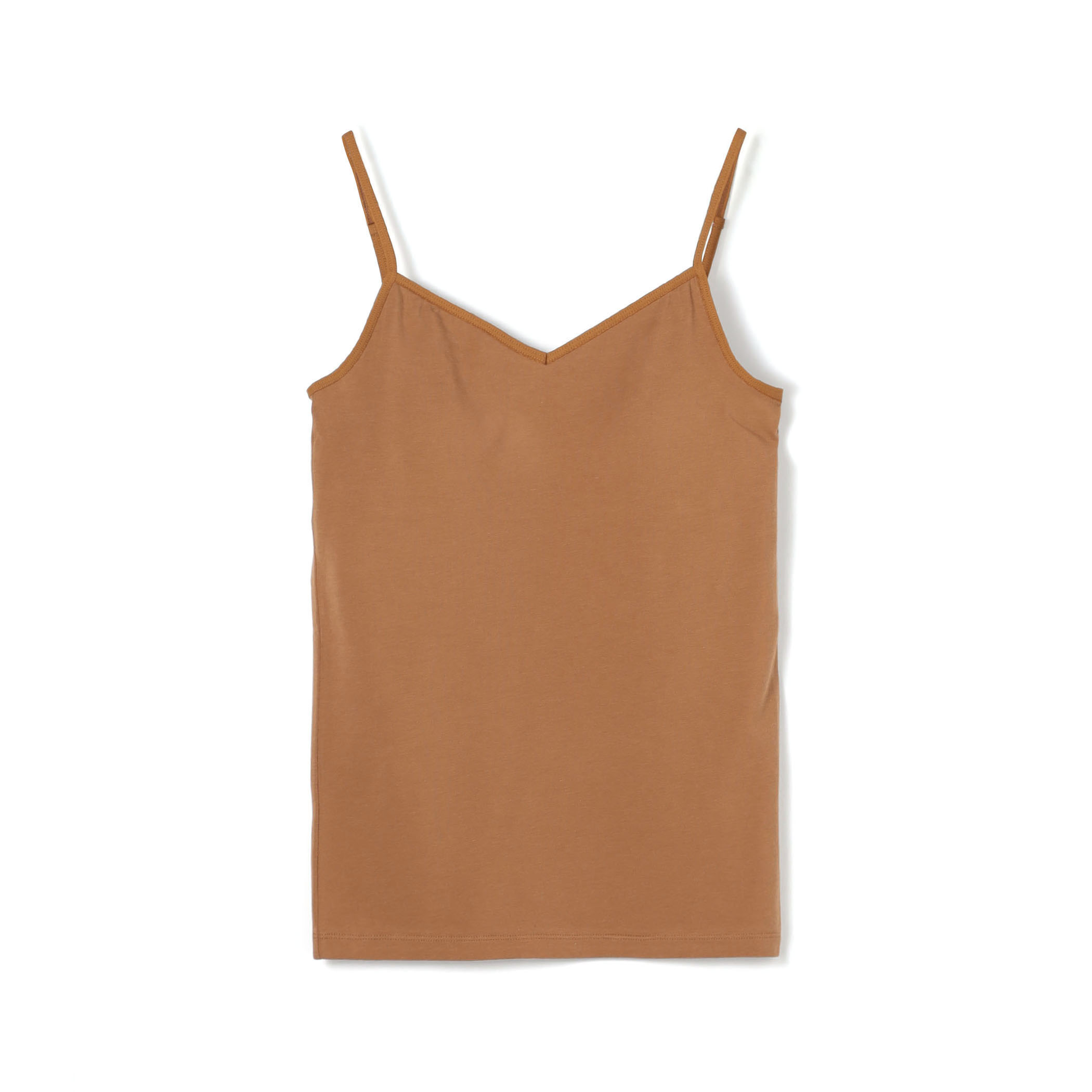 スビンコットン カップ付きキャミソール