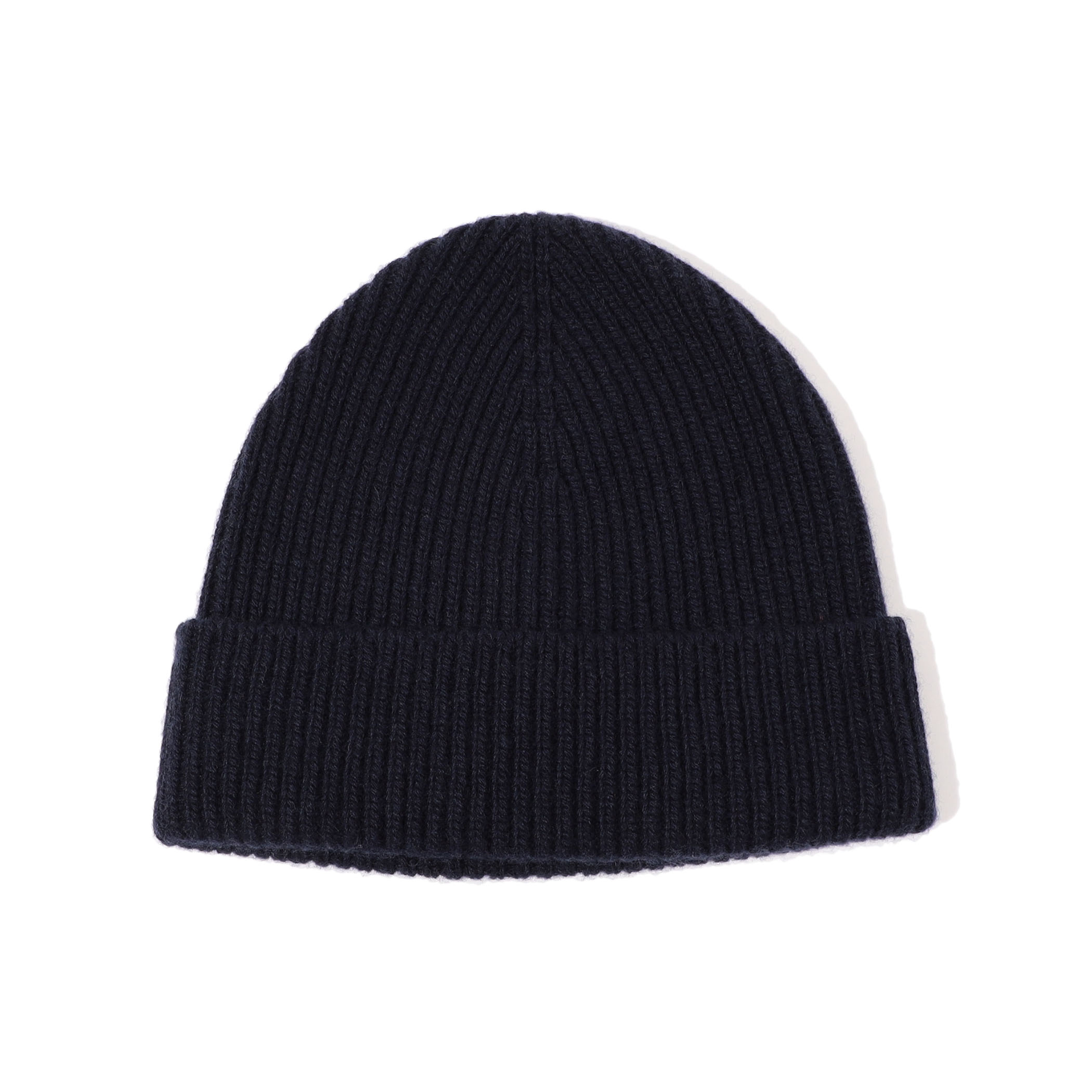 Johnstons of Elgin カシミヤ リブニットキャップ