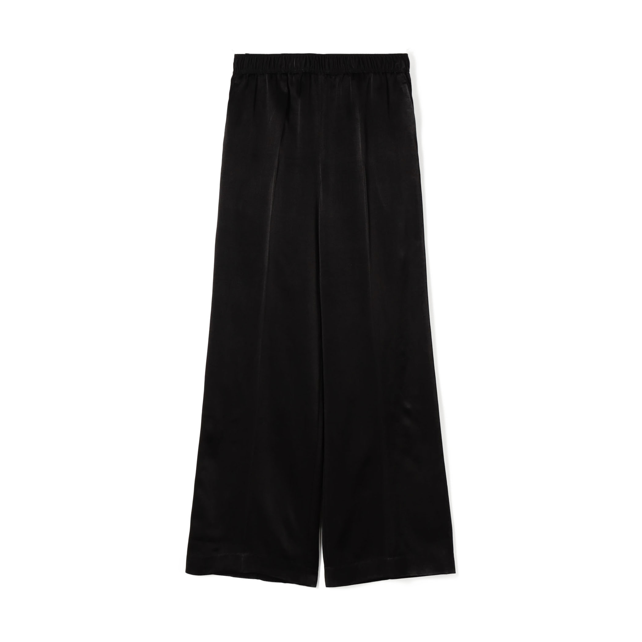 【WEB先行予約】 ソフトサテン エラスティックスリムパンツ