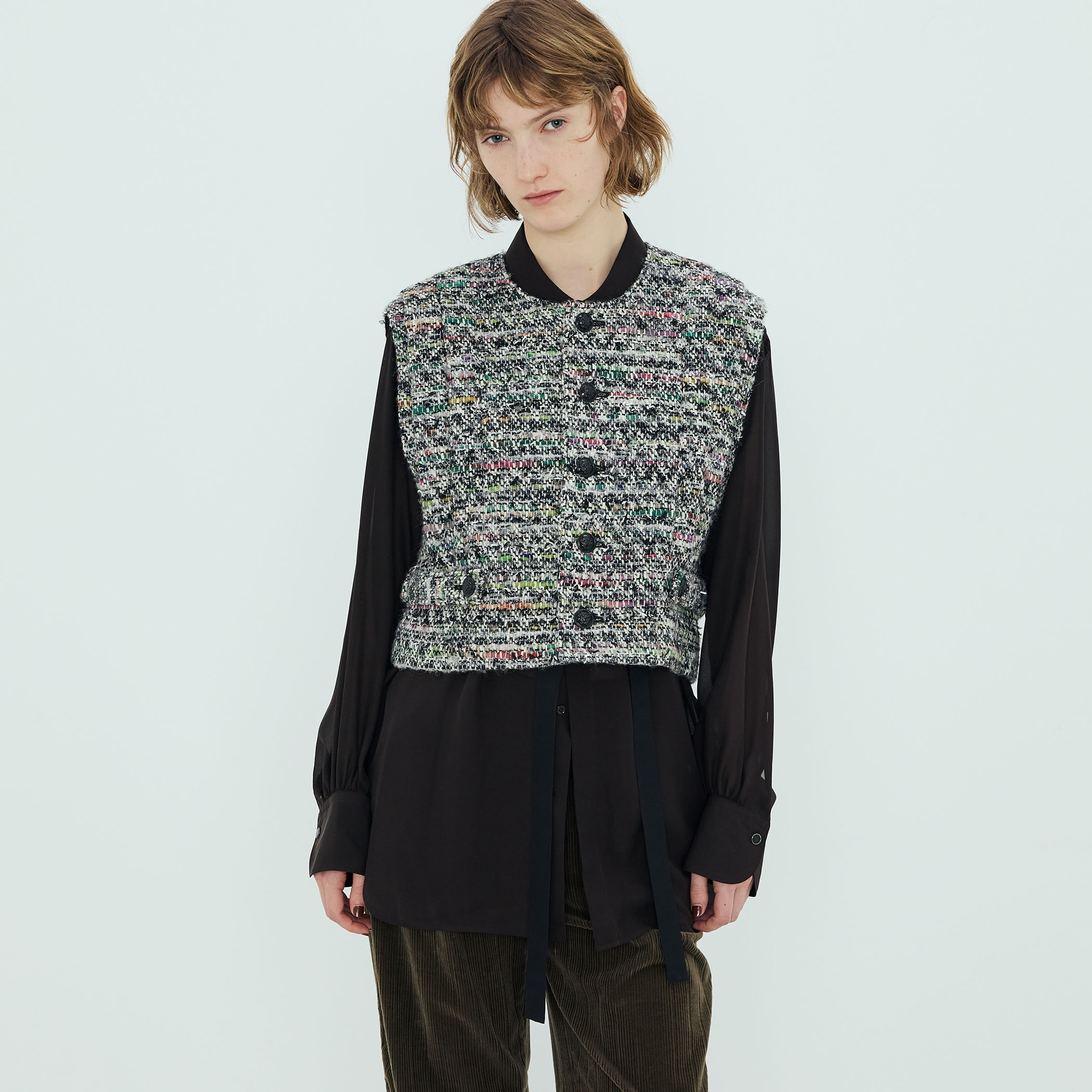 ツイードショートジレ｜トゥモローランド 公式通販