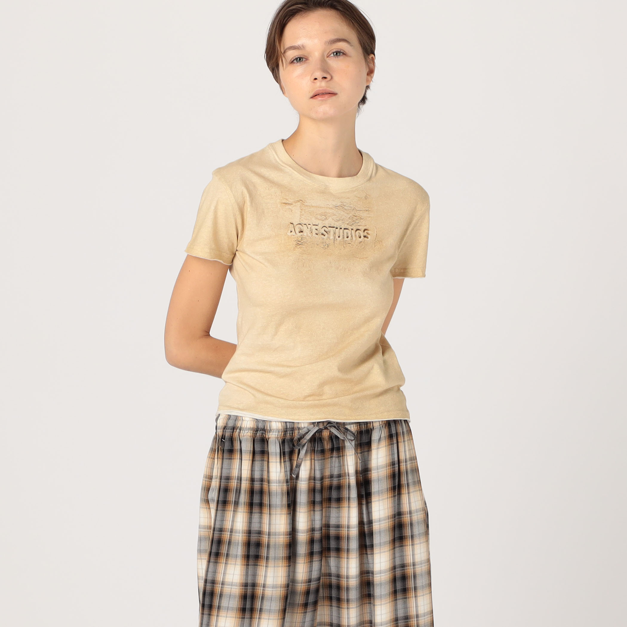 Acne Studios 半袖Tシャツ トゥモローランド □Acne Studios ロゴTシャツ｜トゥモローランド 公式通販