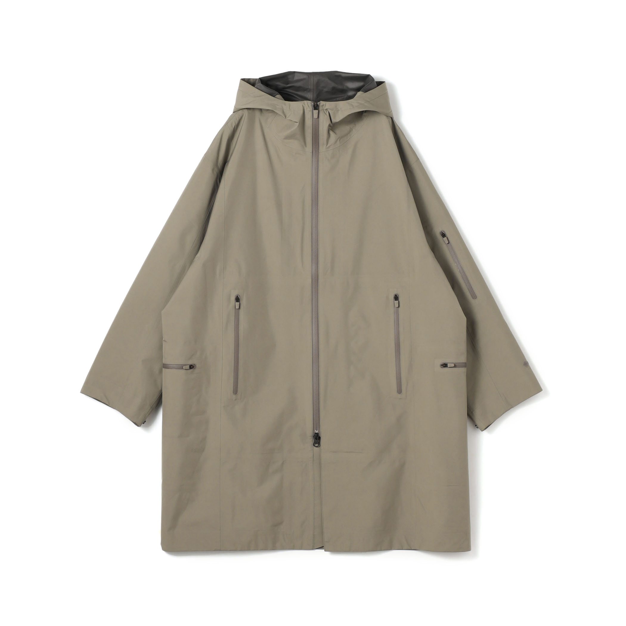 別注】DESCENTE PAUSE×TOMORROWLAND フーデットロングコート