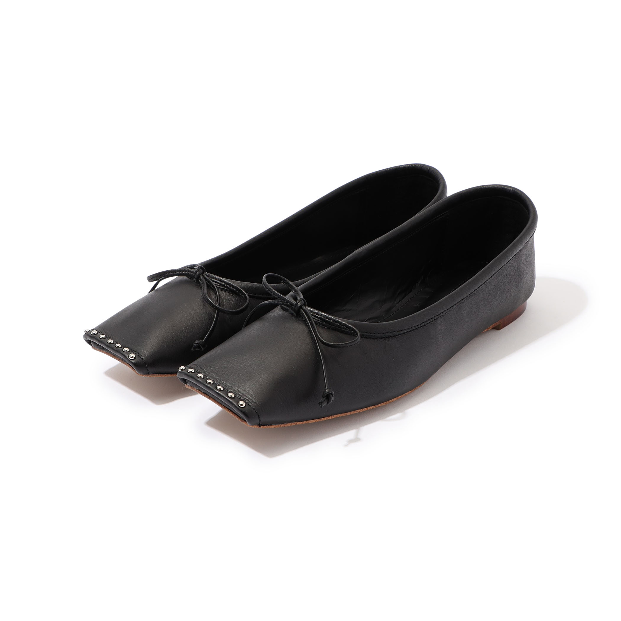 CHEMBUR SQ FLAT STUDS BALLET シューズ