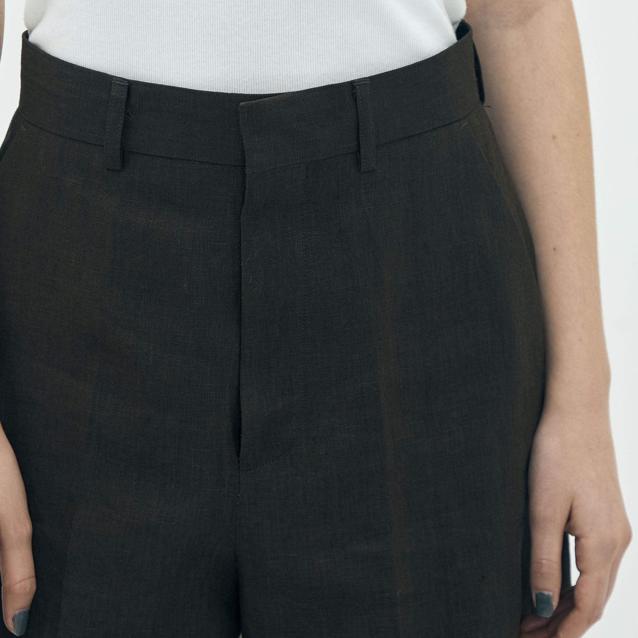 edition pourell リネン タックショートパンツ｜トゥモローランド 公式通販