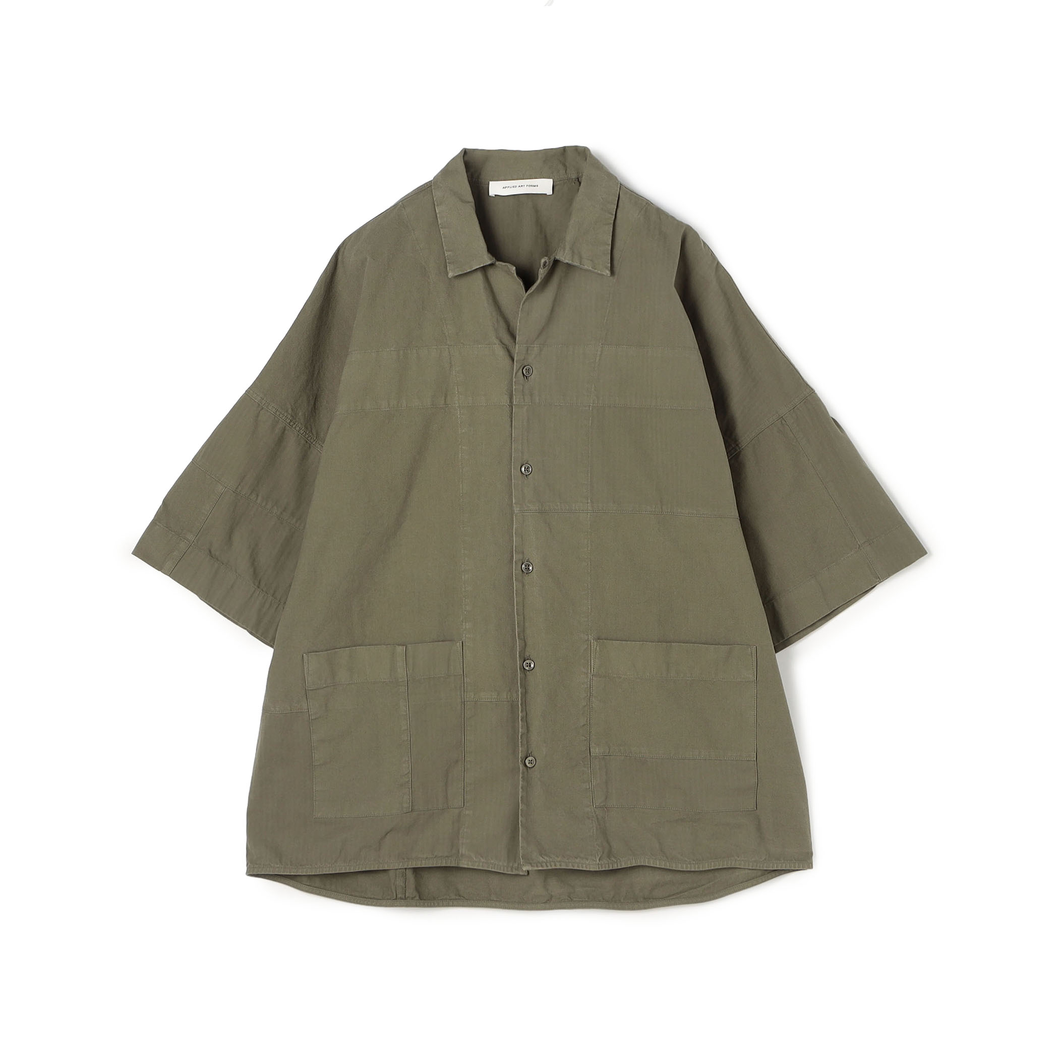 APPLIED ART FORMS Short Sleeve Shirt コットン ショートスリーブシャツ