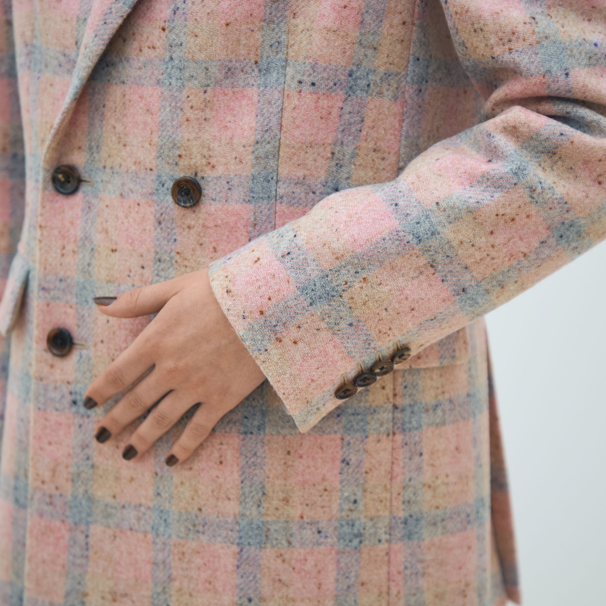 【超美品】PINKPARKS ハイネックベルト付きダブルブレストジャケット HUNTLY ダブルブレストジャケット｜トゥモローランド 公式サイト