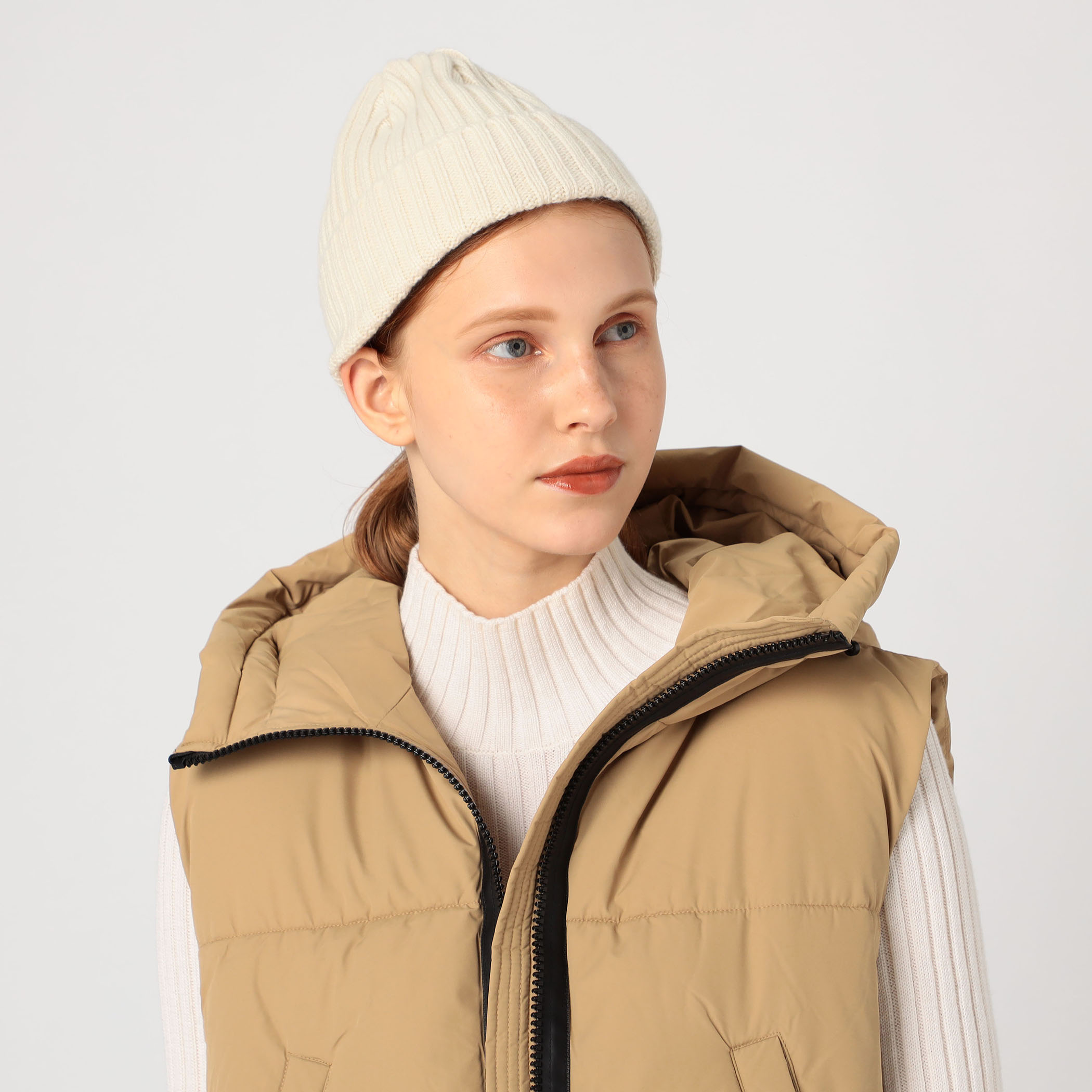 KIJIMA TAKAYUKI ニット帽 日本製　カシミヤ100% KIJIMA TAKAYUKI CASHMERE BEANIE カシミヤ ニットキャップ