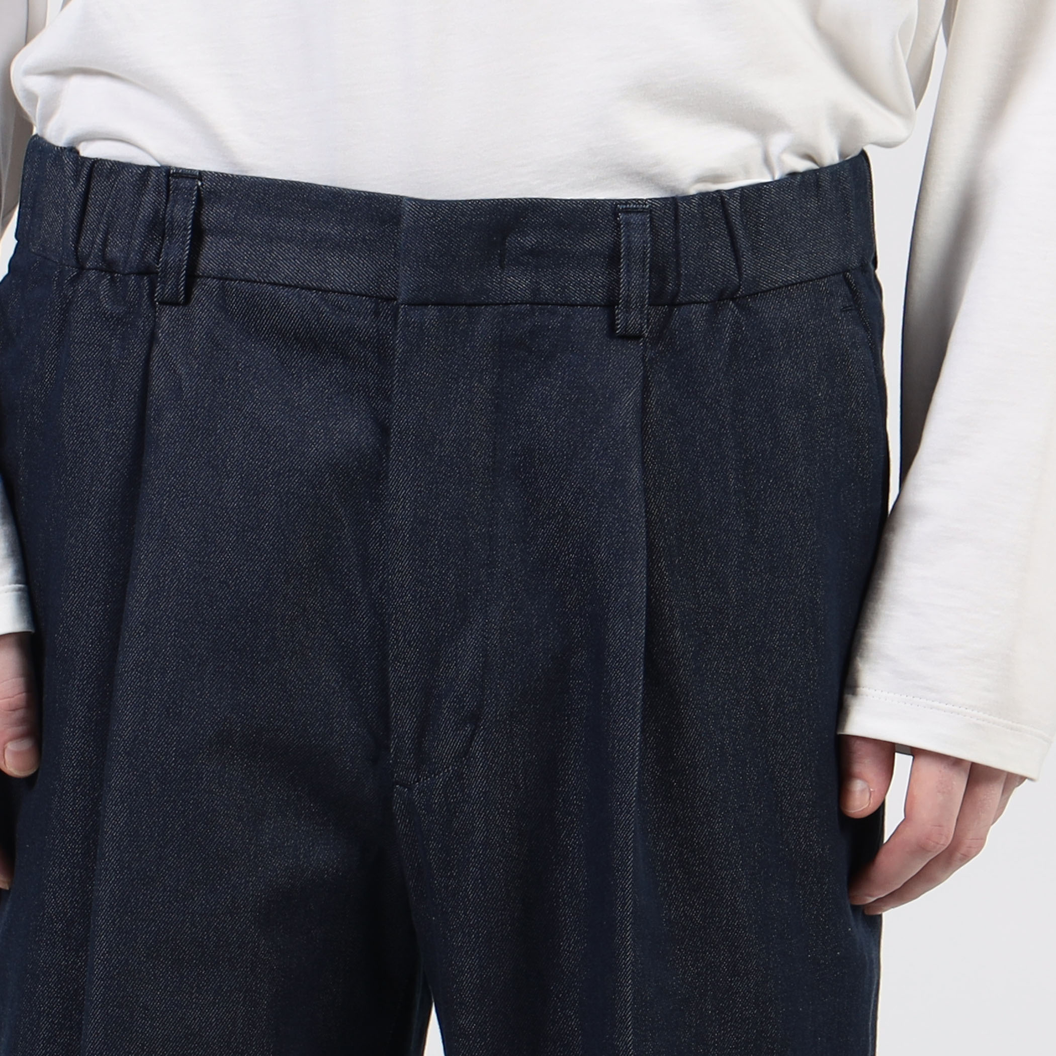 CABaN シーアイランドデニム シャーリングパンツ｜トゥモローランド