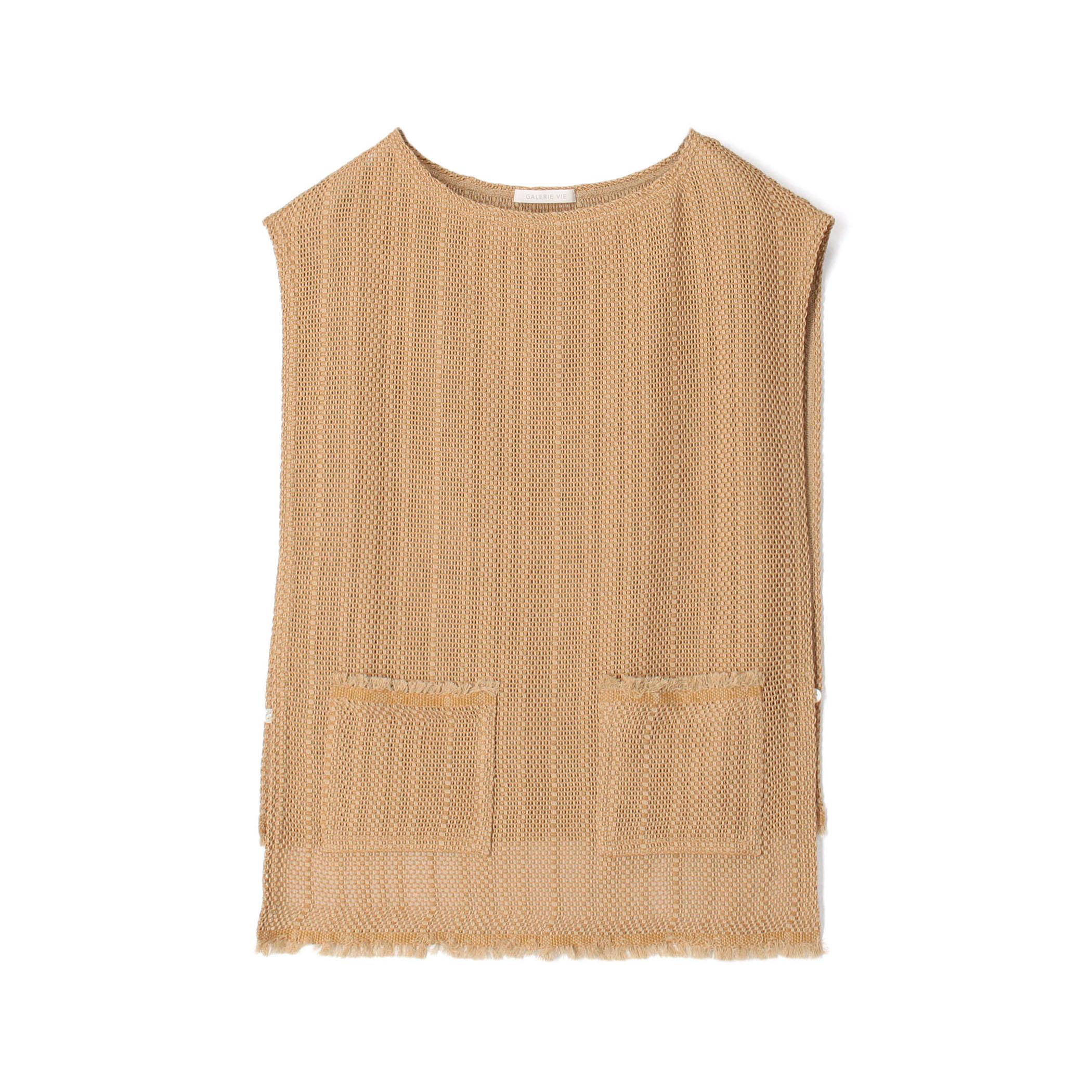 ラッセルコットン フロントポケットベスト