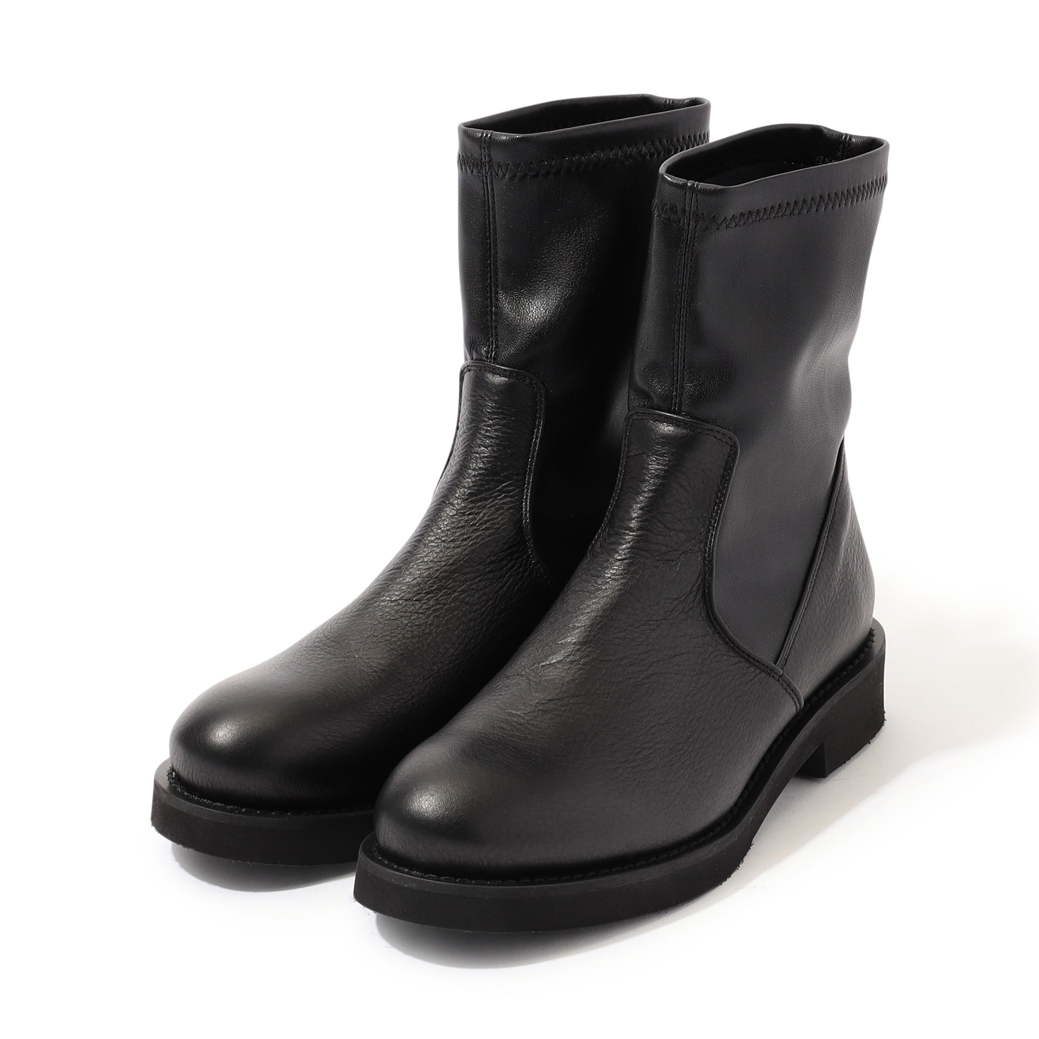 GALERIE VIE ストレッチショートブーツ　ブラック　36 GALERIE VIE ストレッチショートブーツ｜トゥモローランド 公式通販