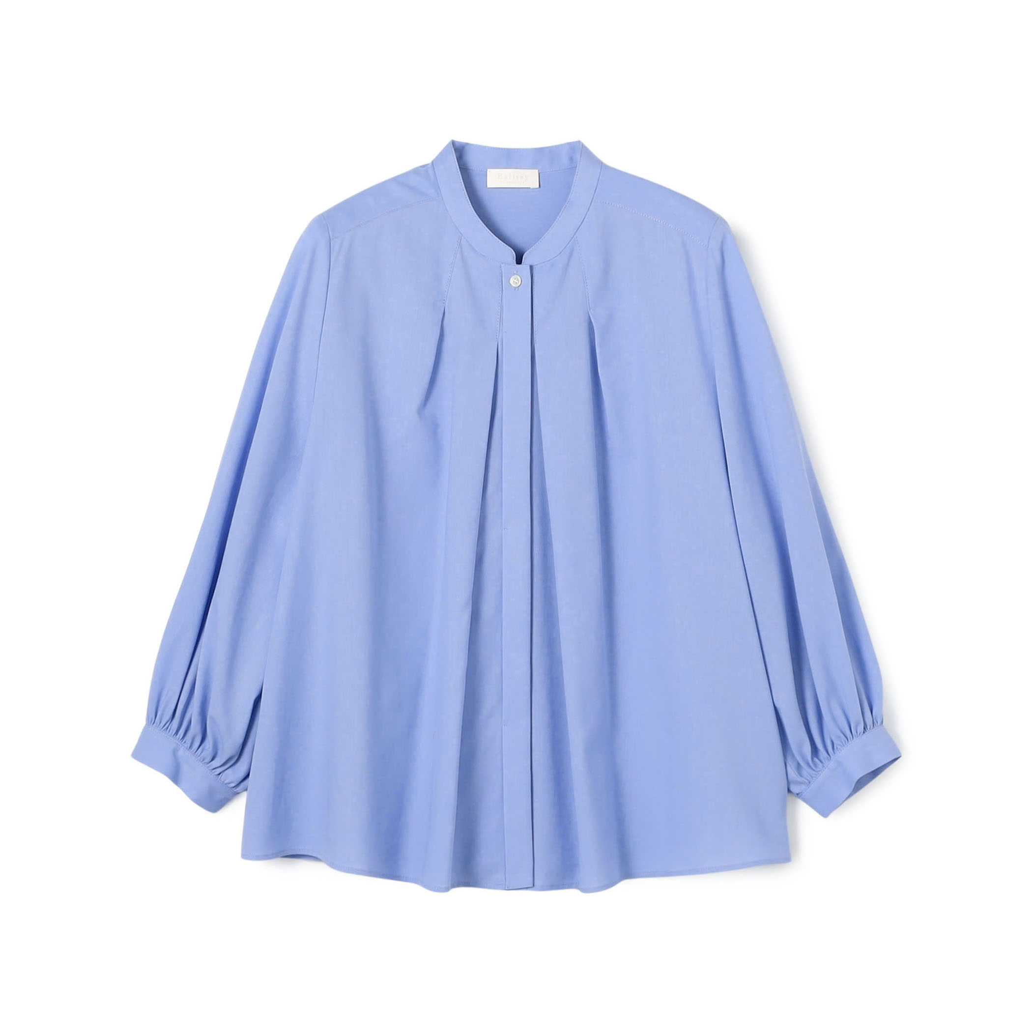 ジュエルコットン プチスタンドブラウス