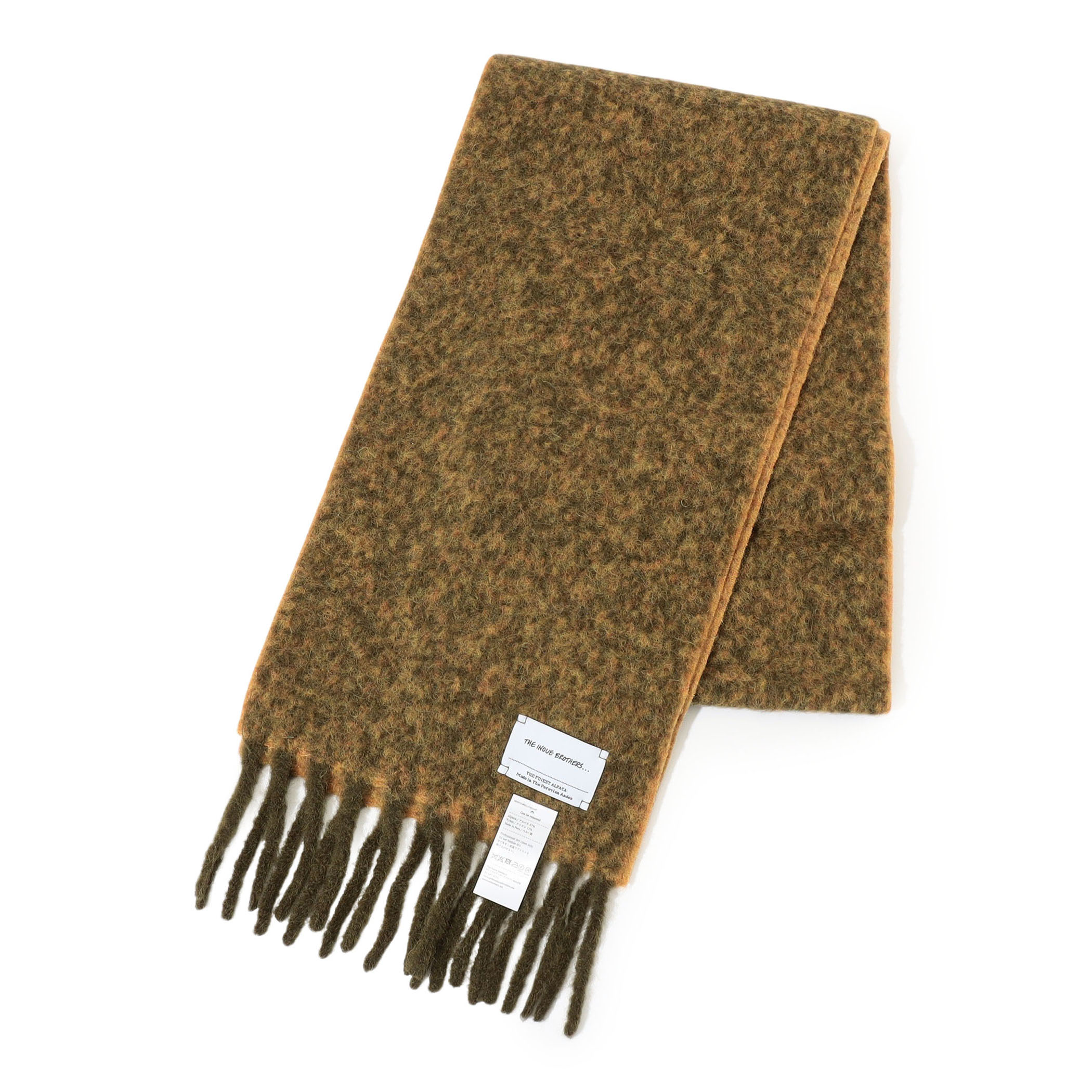 THE INOUE BROTHERS Two Colour Woolly Scarf