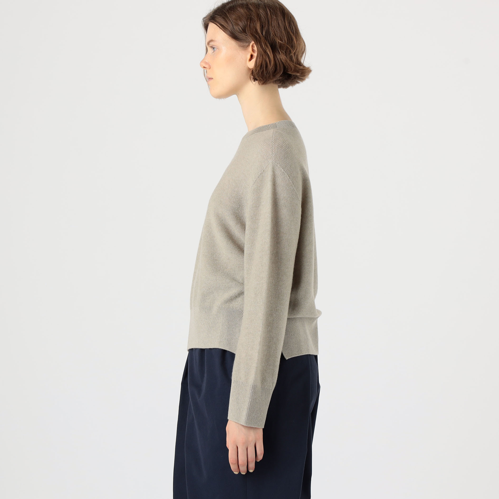 カシミヤコットン クルーネックプルオーバー｜トゥモローランド 公式通販