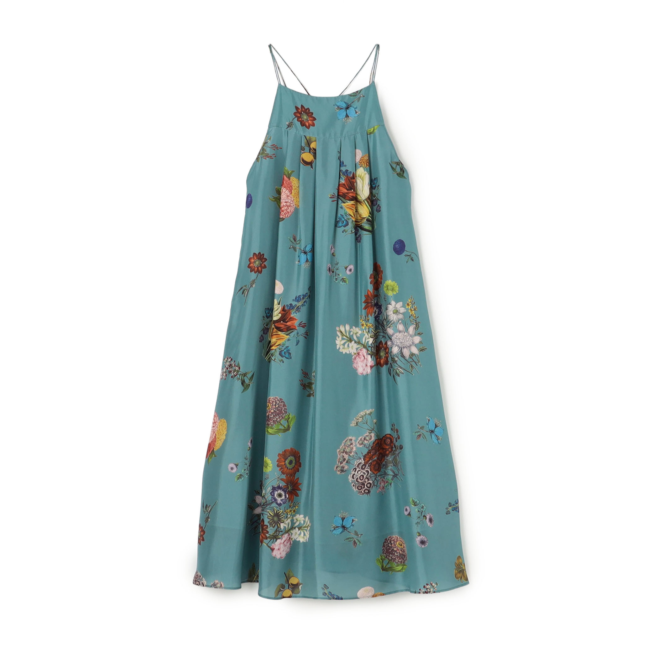 シルク BOUQUETプリント キャミソールワンピース｜トゥモローランド