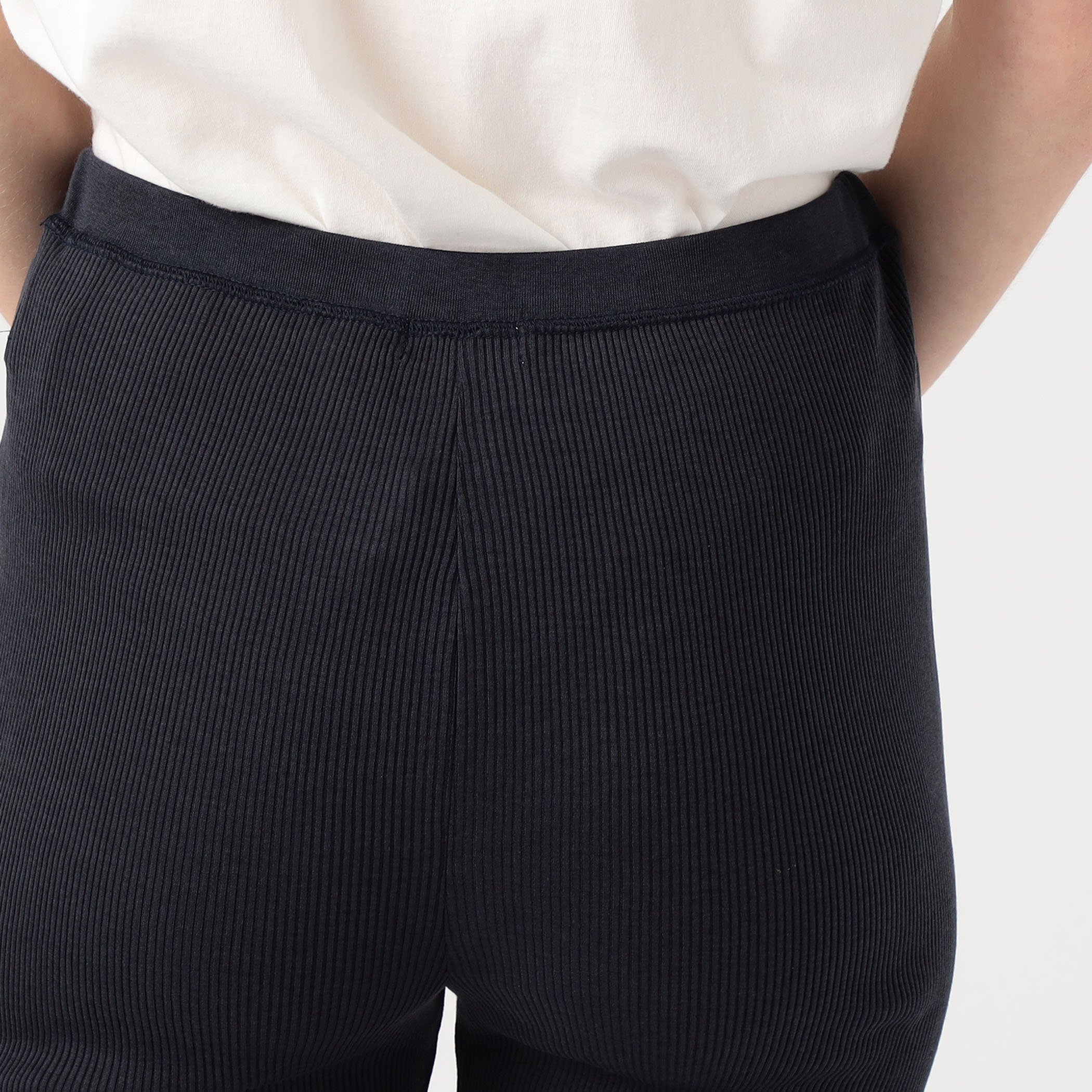 シルクコットンリブ パンツ｜トゥモローランド 公式通販