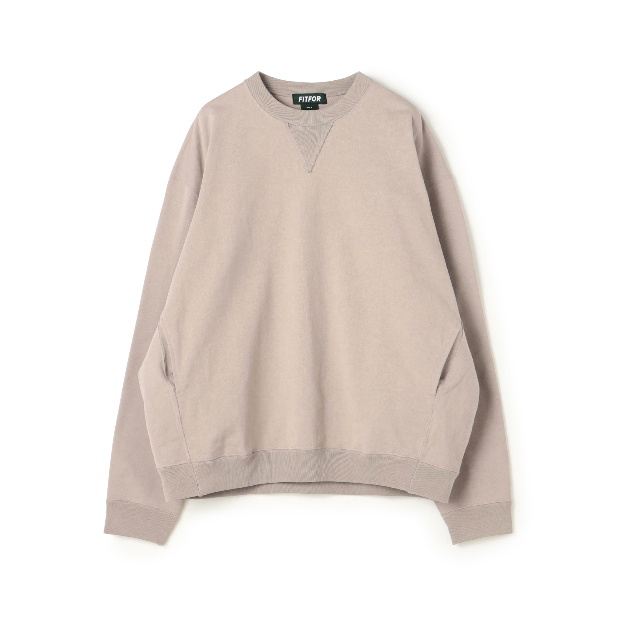 fitfor SWEAT CREWNECK コットン クルーネックプルオーバー