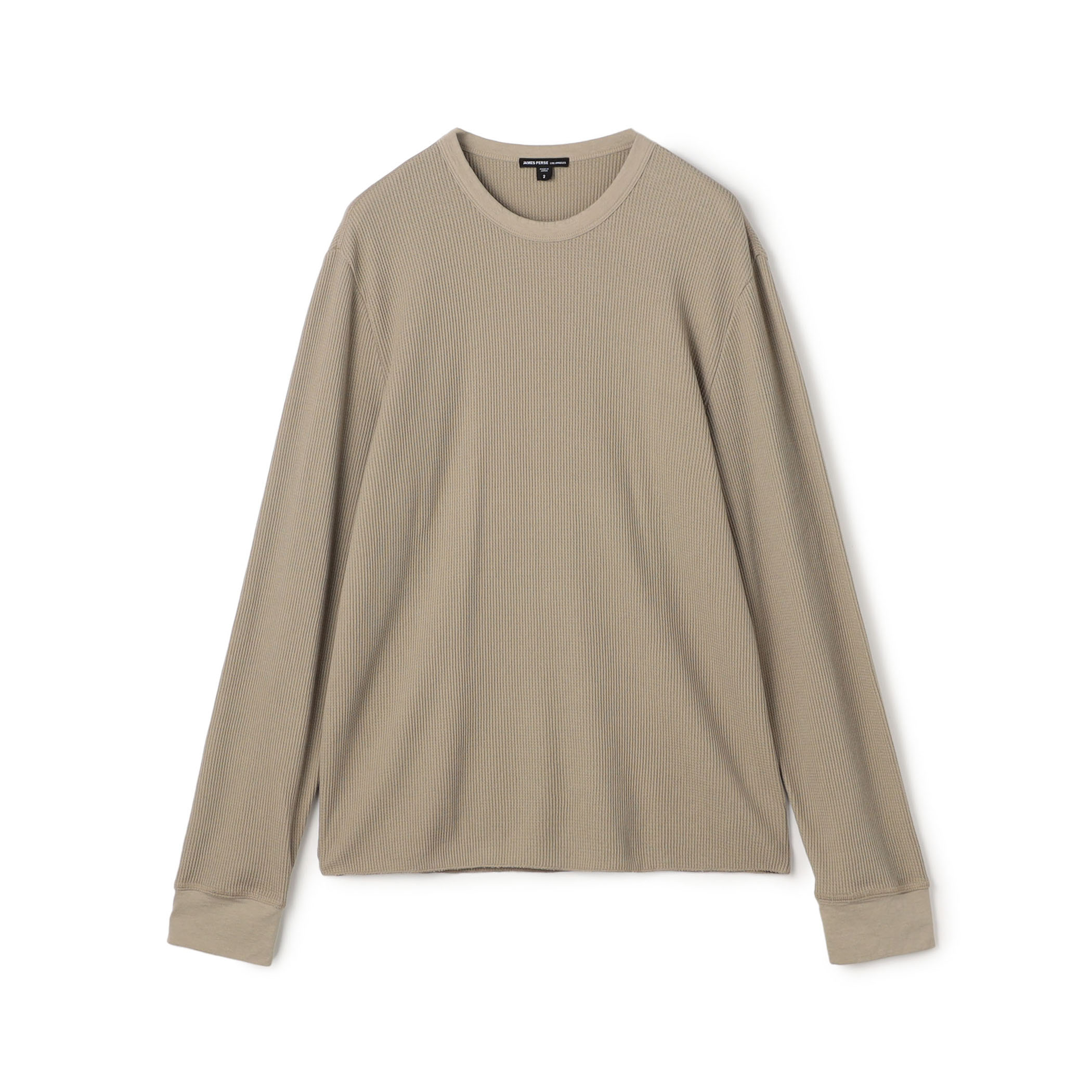 コットンリネンワッフル ロングスリーブカットソー MCLW3747