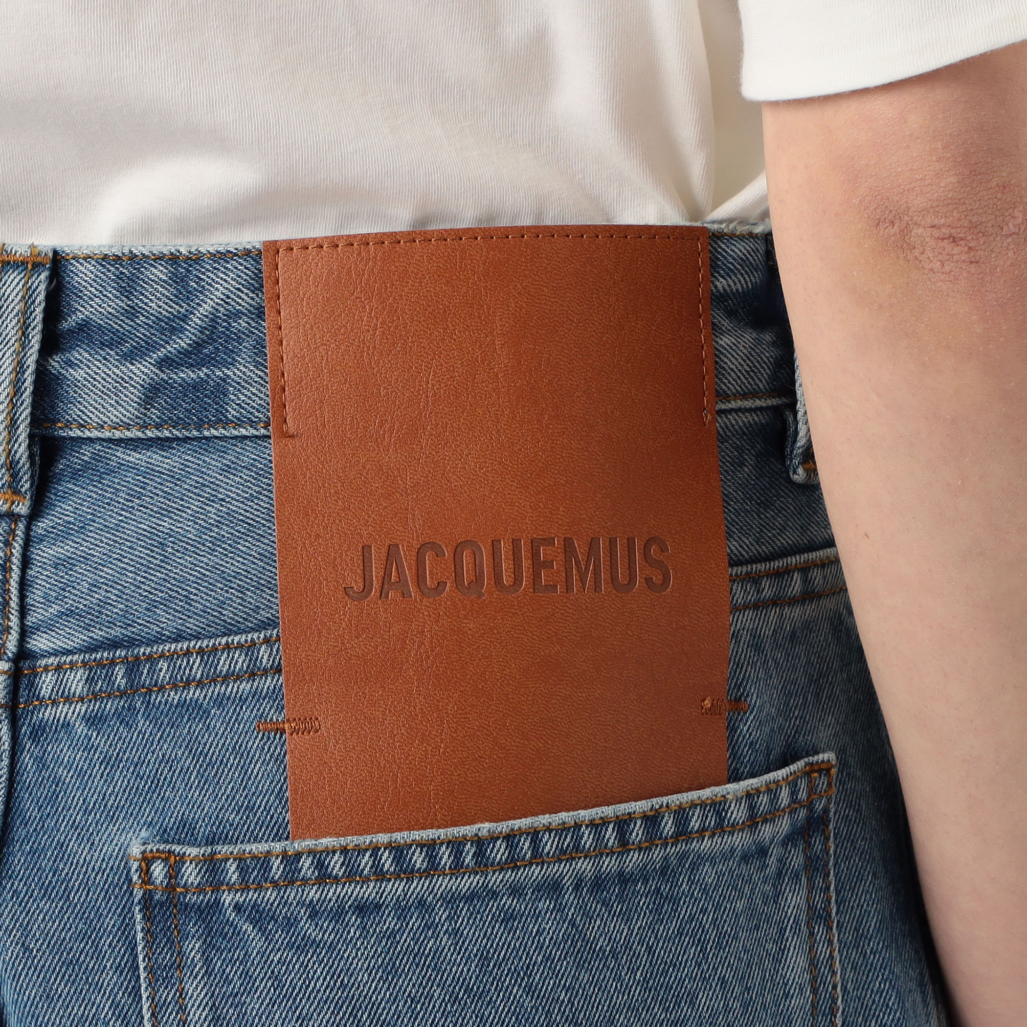 □JACQUEMUS LE DE-NIMES LARGE コットン デニムパンツ