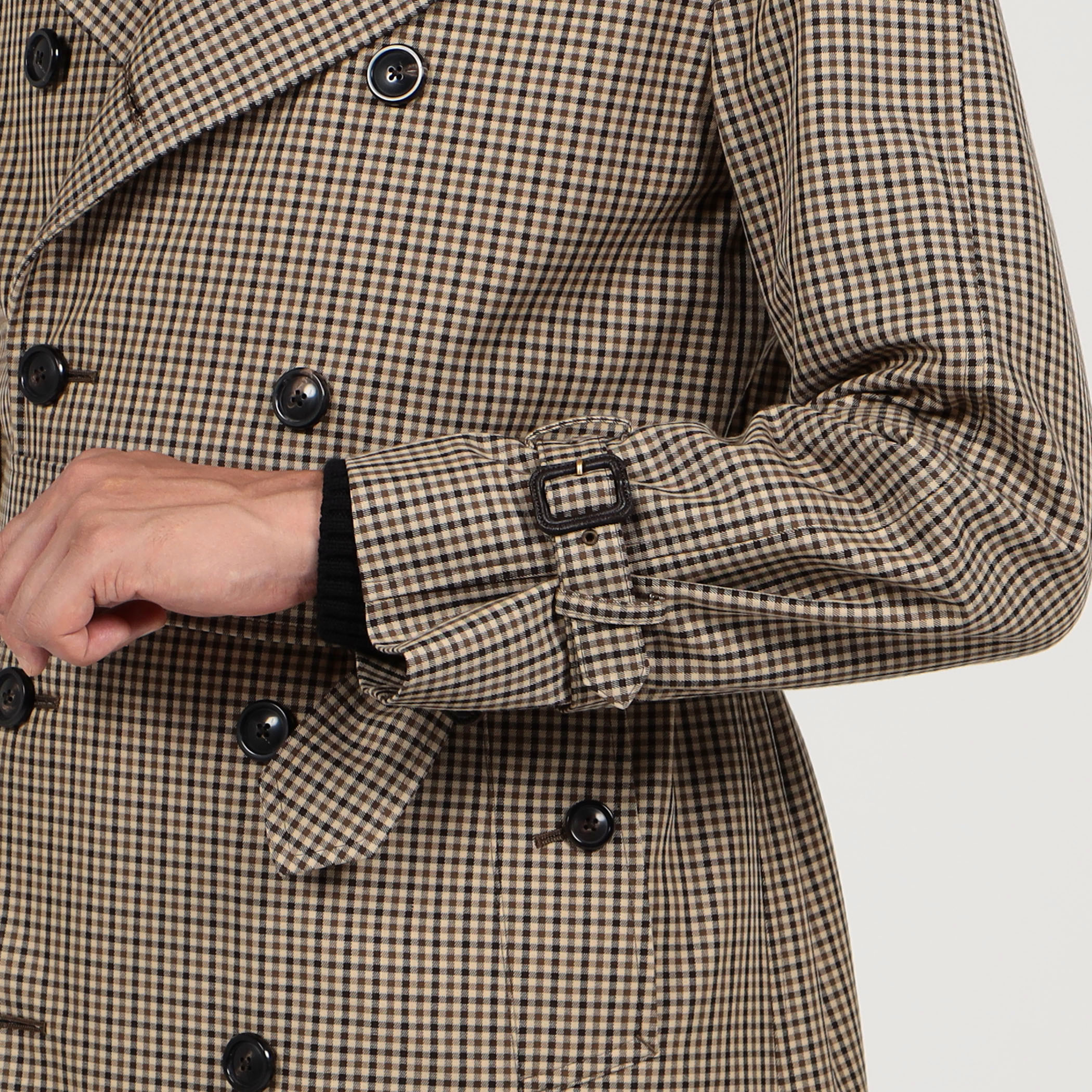 ウールコットンギャバジン トレンチコート Dormeuil TRENCH