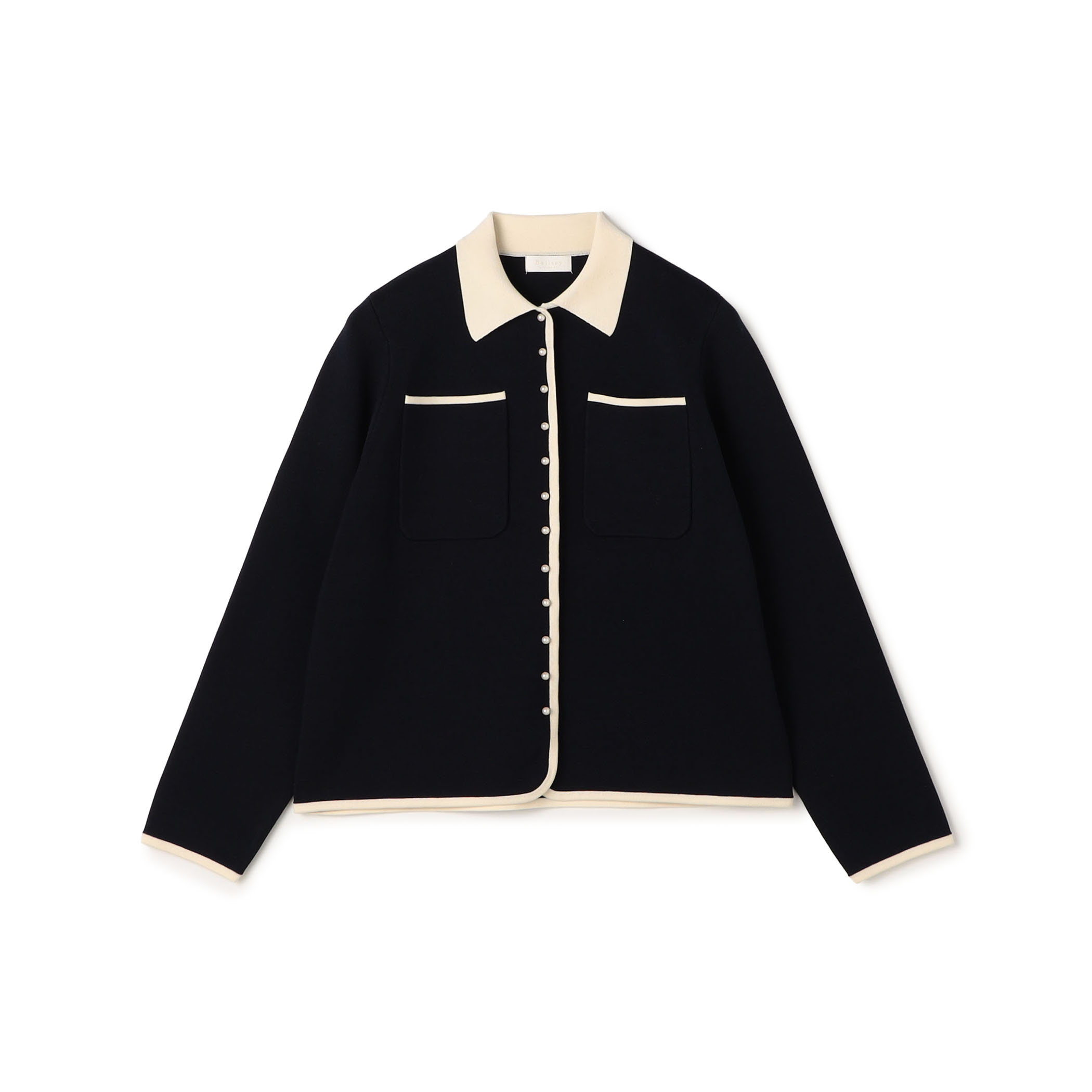 【WEB先行予約】パールコンビ シャツカーディガン