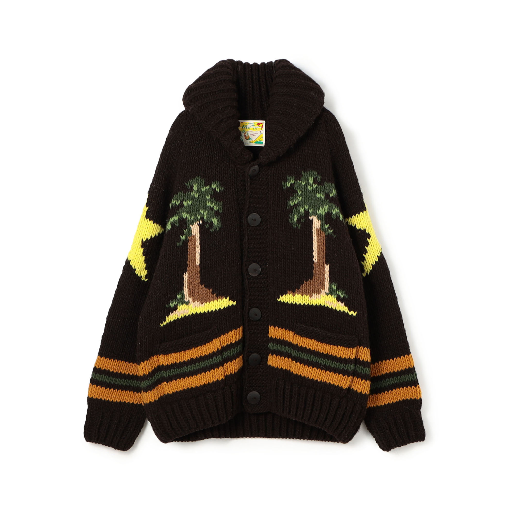 Mai Tai ウールジャガード カウチンニット