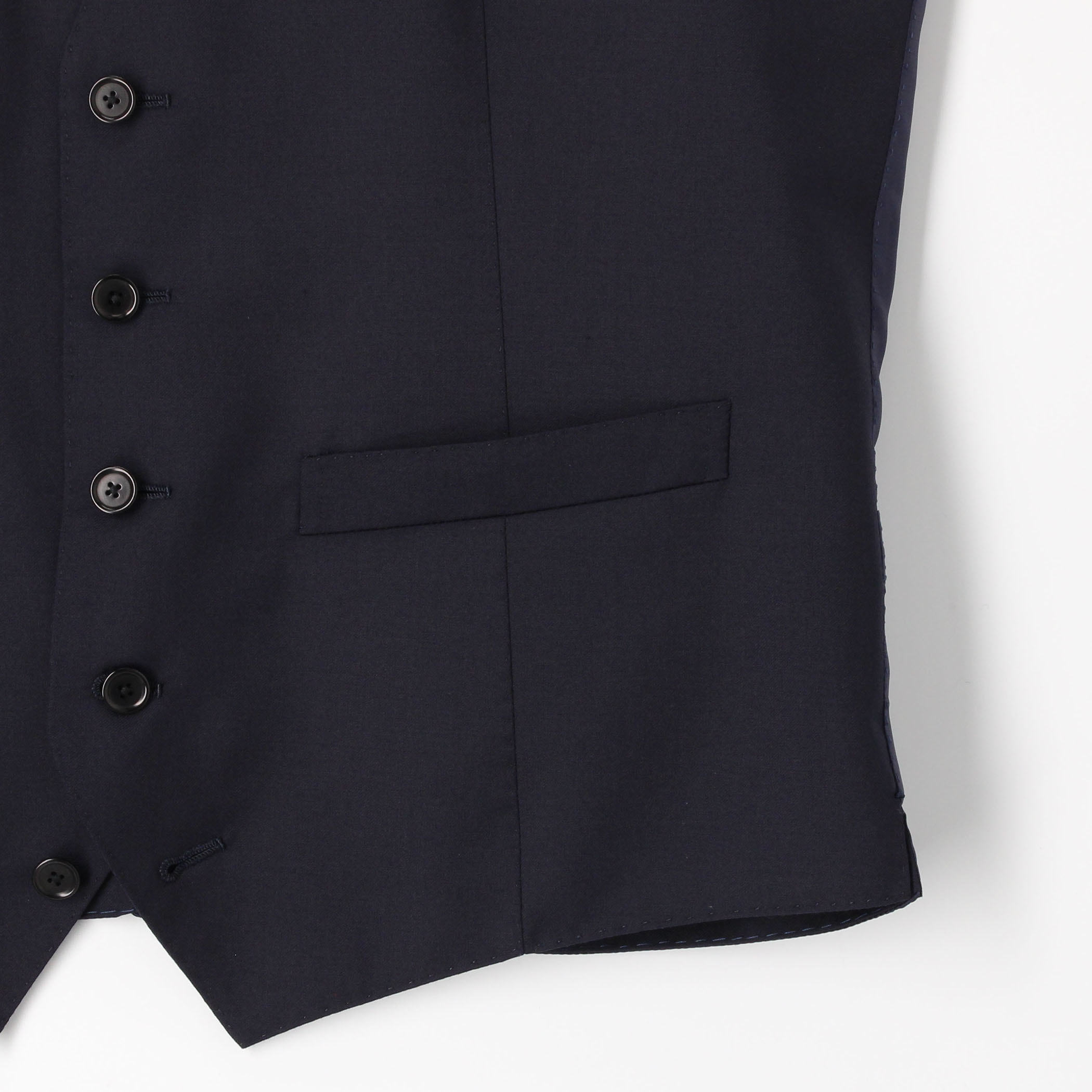 トゥモローランドピルグリム ベスト ブラック ゼニア生地 新品タグ付き 50 ウールツイル 5Bベスト HORIZON TWILL E.Zegna｜トゥモローランド 公式