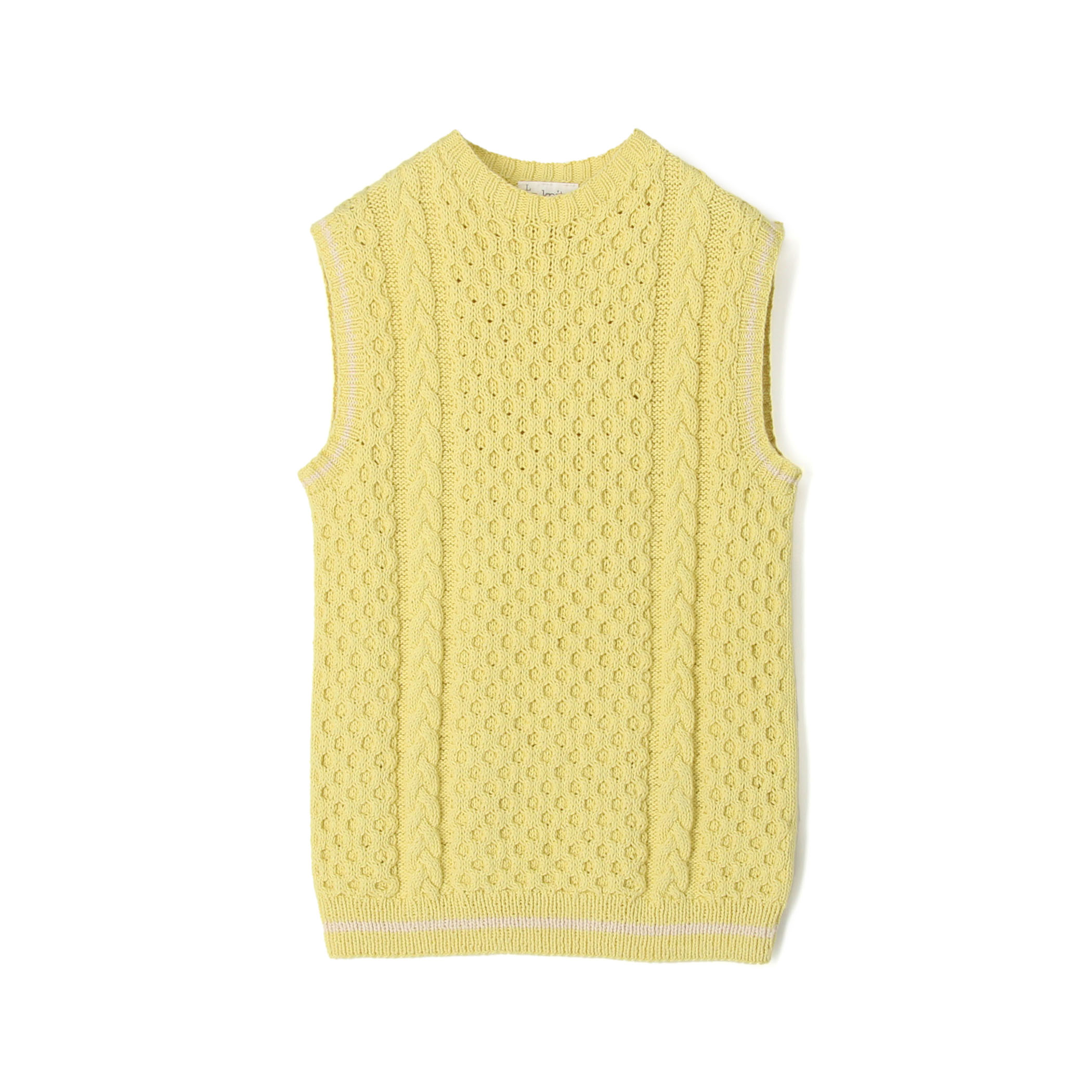 KNIT BRARY クルーネックニットベスト
