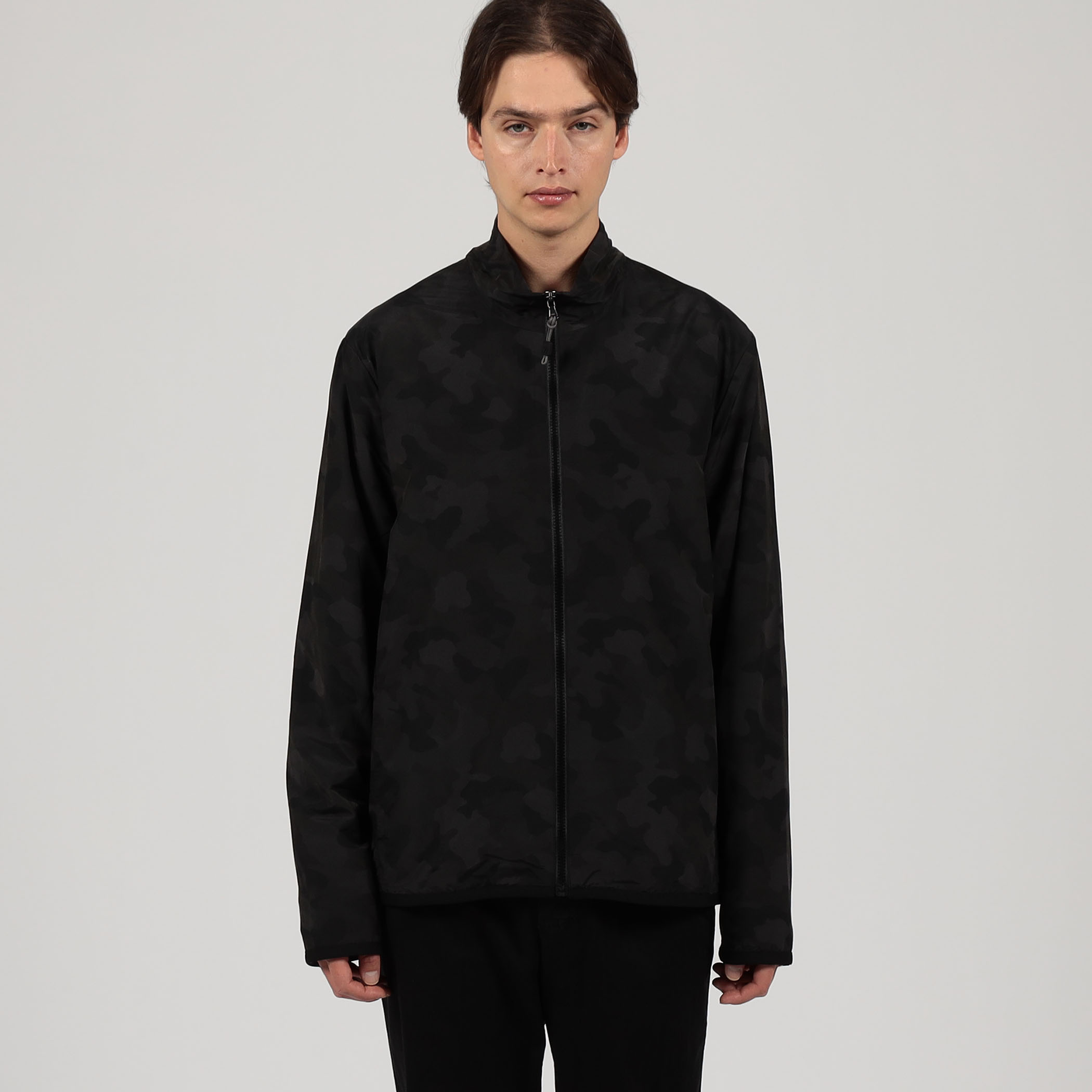 コットンナイロンカモフラ ジップアップブルゾン MFCP2097