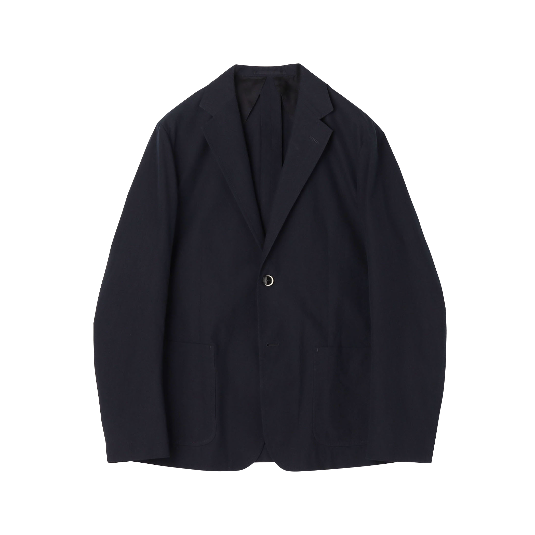 コットンナイロンシャンブレー シングルブレステッド 2Bジャケット FABRICA